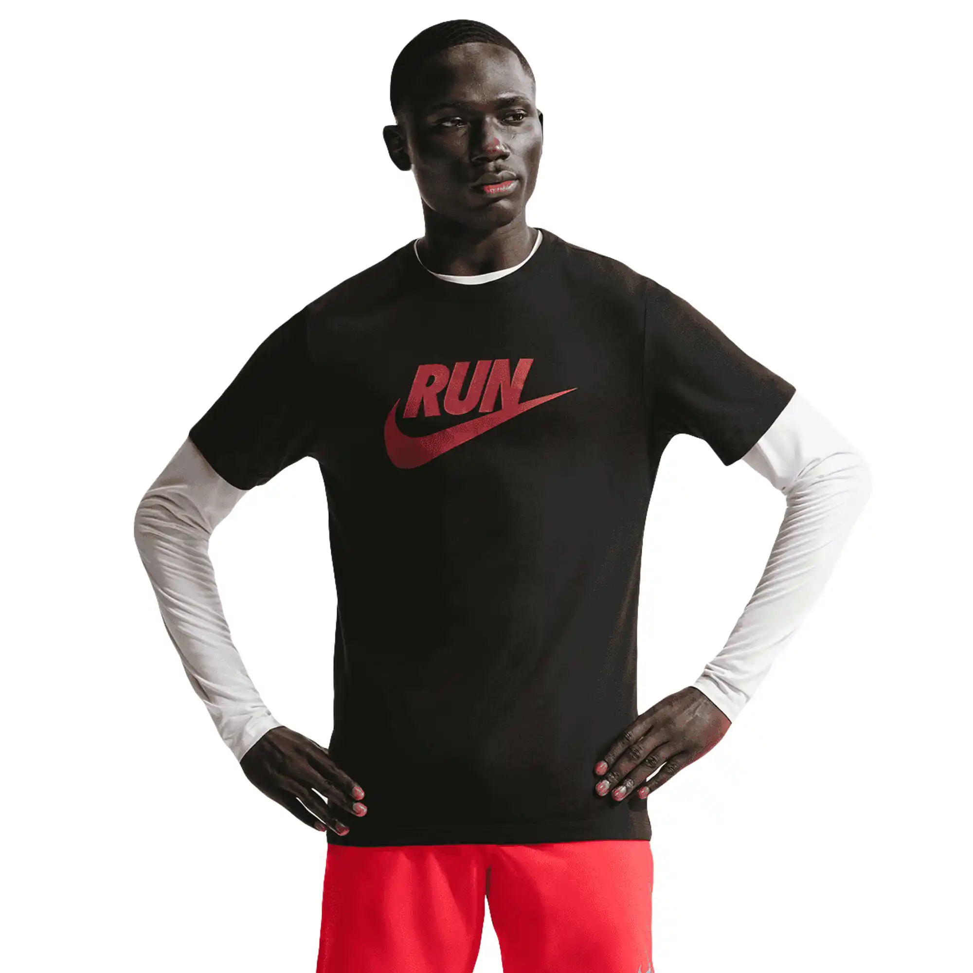 Playera Nike Correr Dri-FIT Hombre IH4238-013