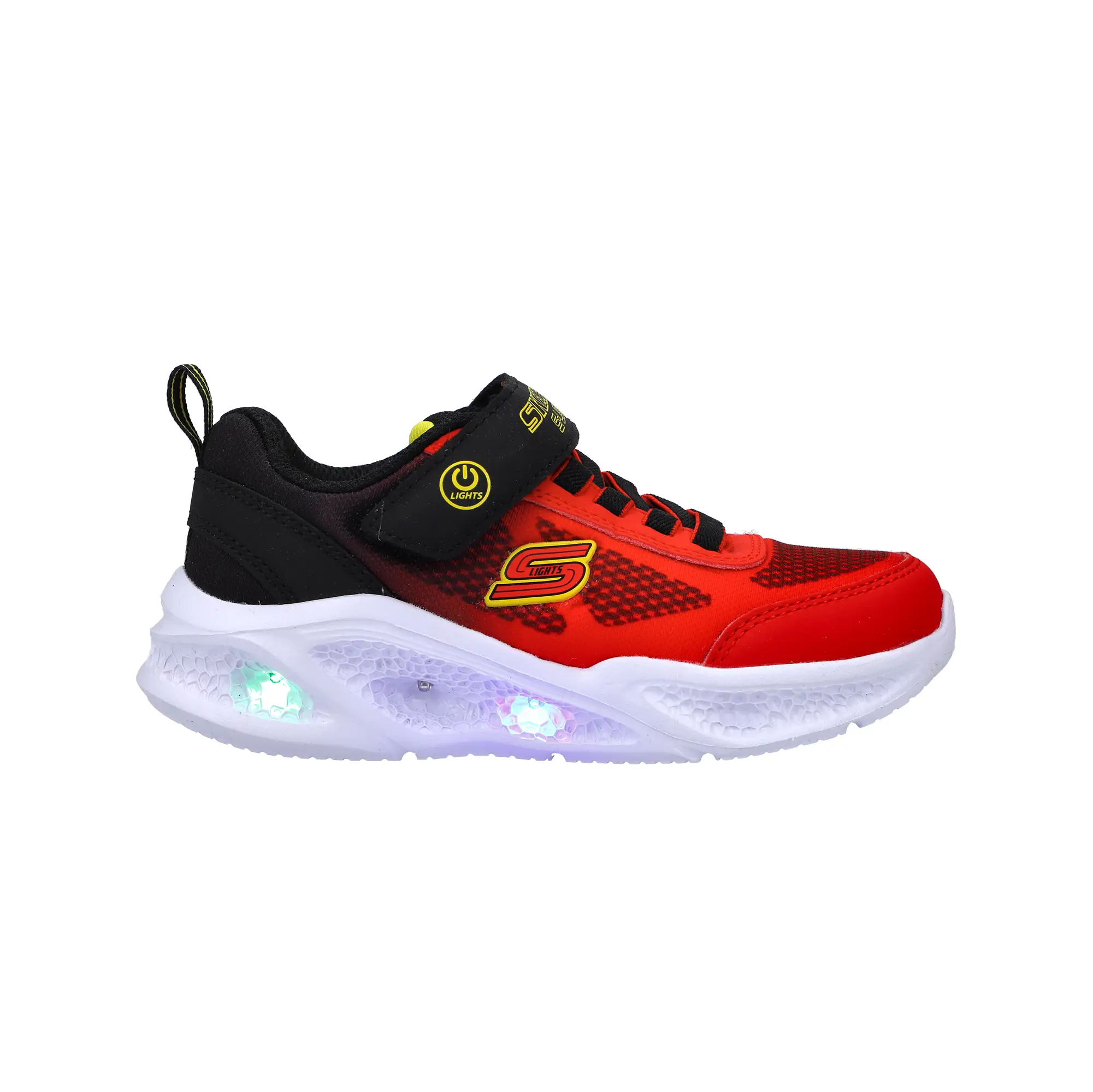 Tenis Skechers Casual Meteor-Lights Niño 401495LRDBK
