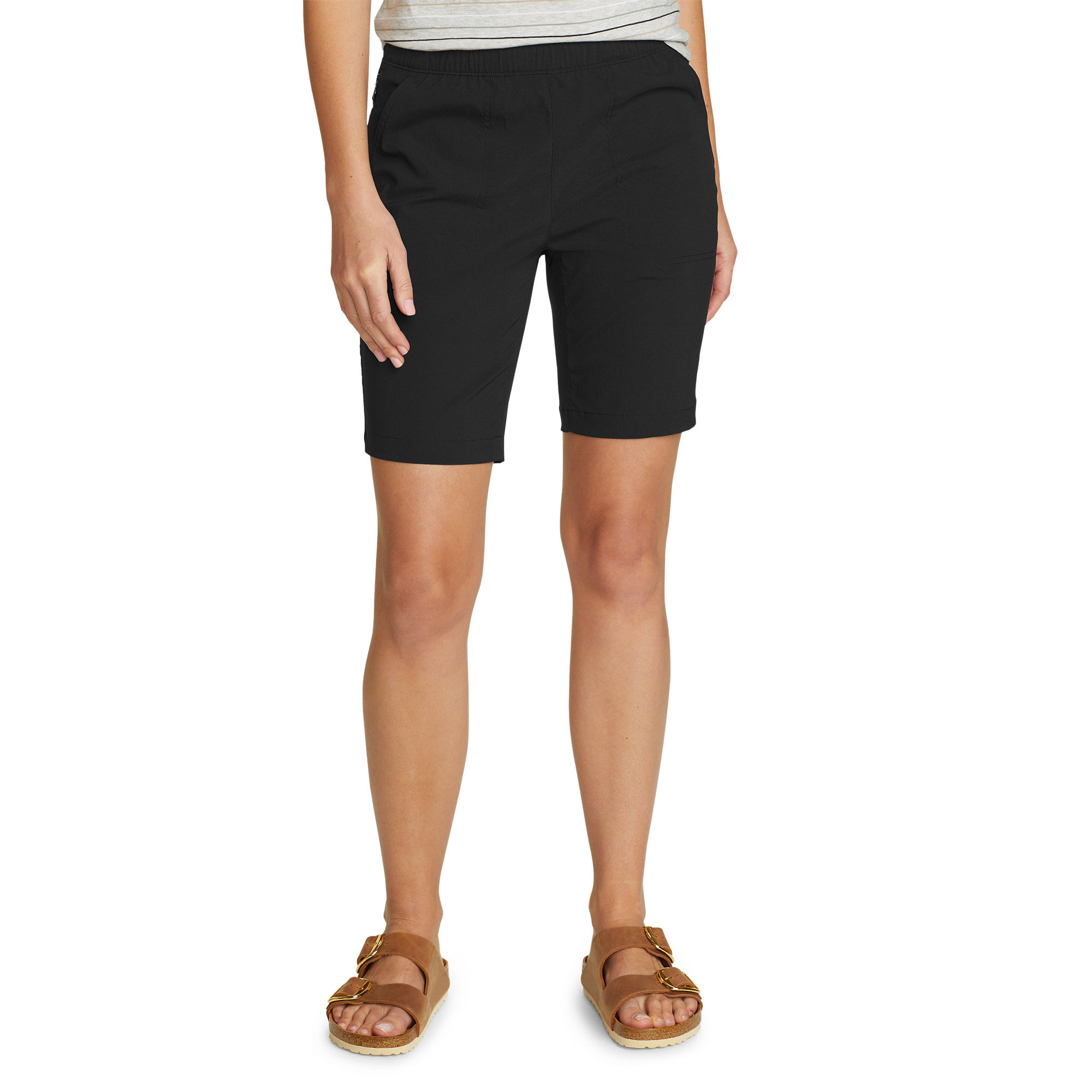 Short Eddie Bauer Senderismo Guide Ripstop Mujer EB03-3449 Negro
