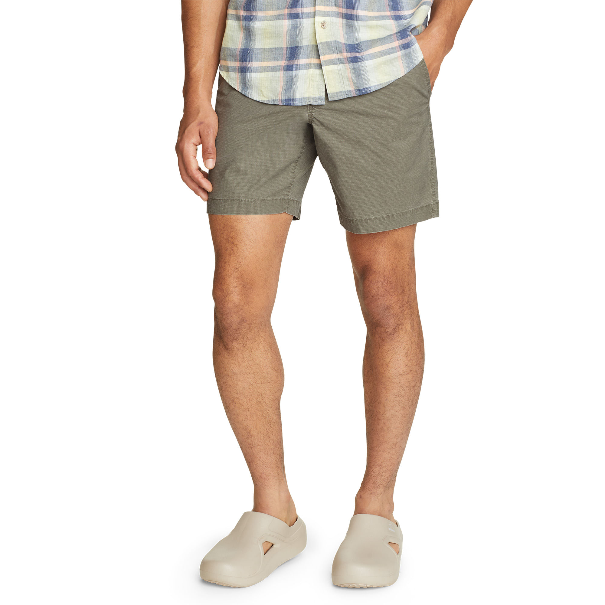 Short Eddie Bauer Senderismo Top Out Ripstop Hombre EB03-0665 Verde