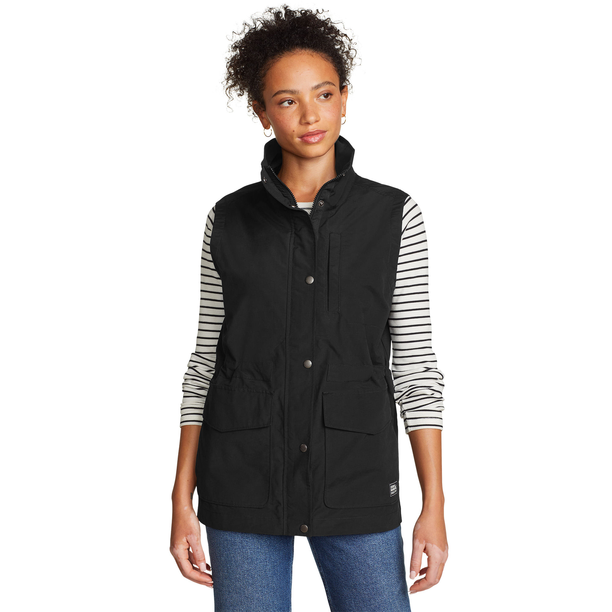 Chaleco Eddie Bauer Senderismo EB Trekker Mujer EB06-1529 Negro