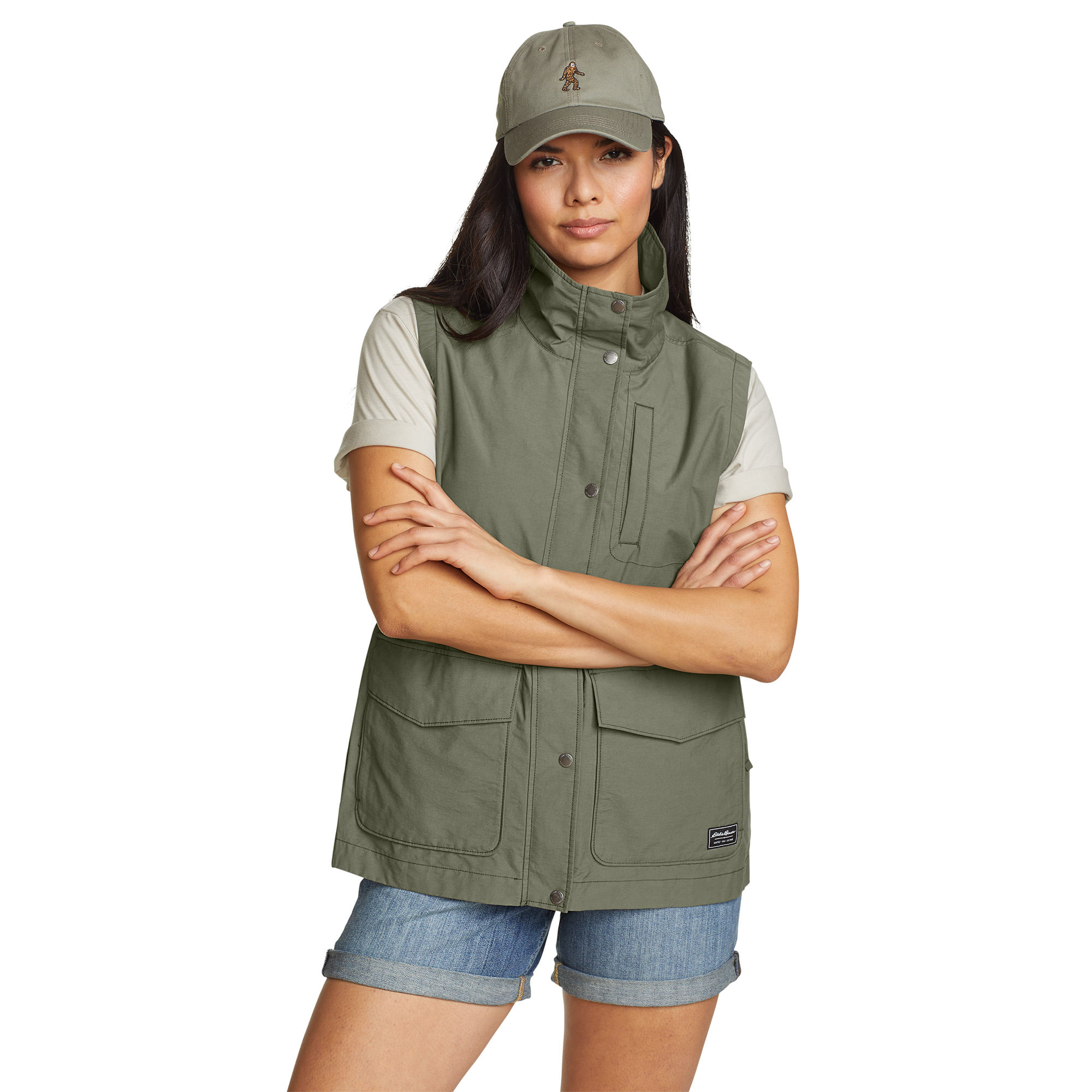 Chaleco Eddie Bauer Senderismo EB Trekker Mujer EB06-1529 Verde