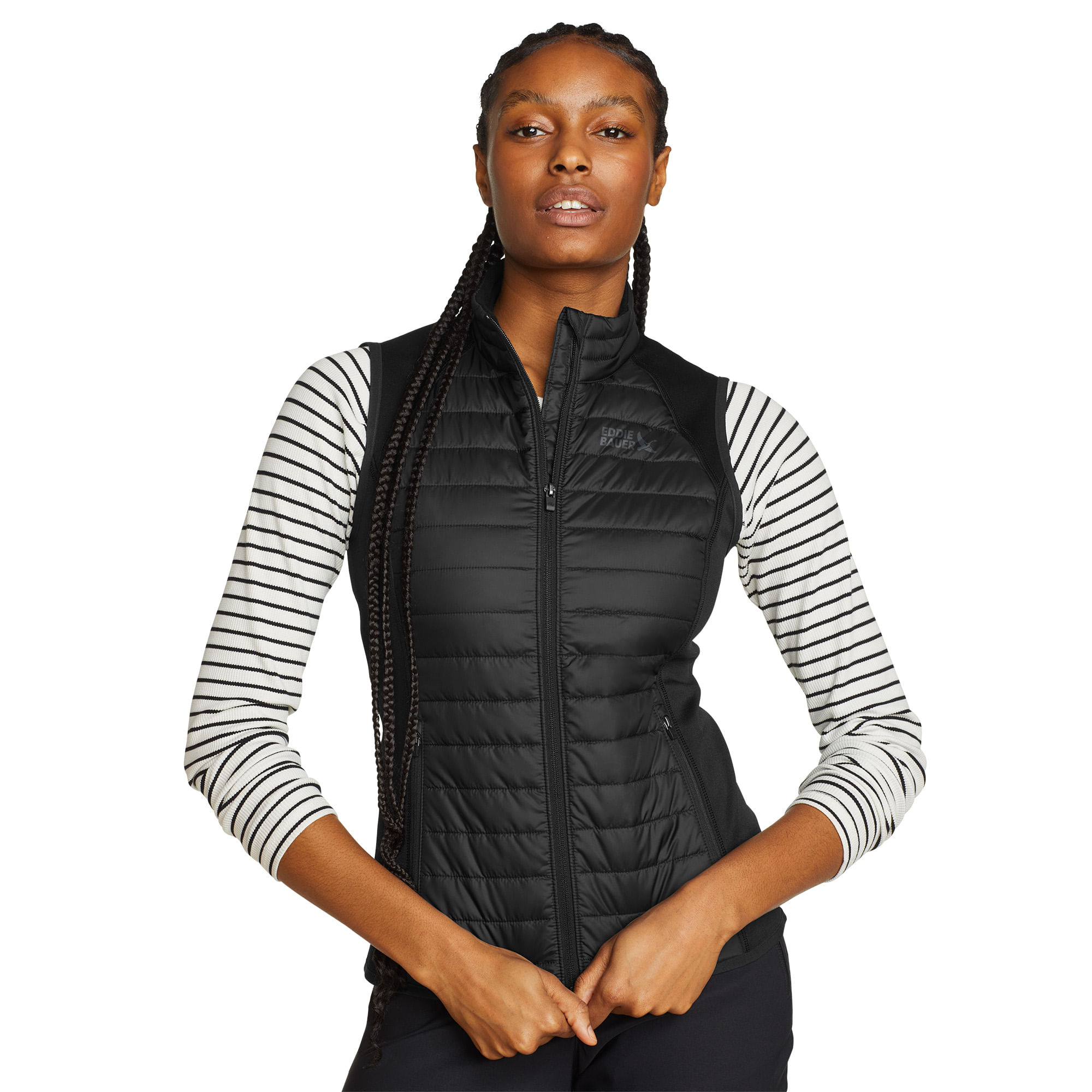 Chaleco Eddie Bauer Senderismo Emberlite Hybrid Mujer EB06-2233 Negro