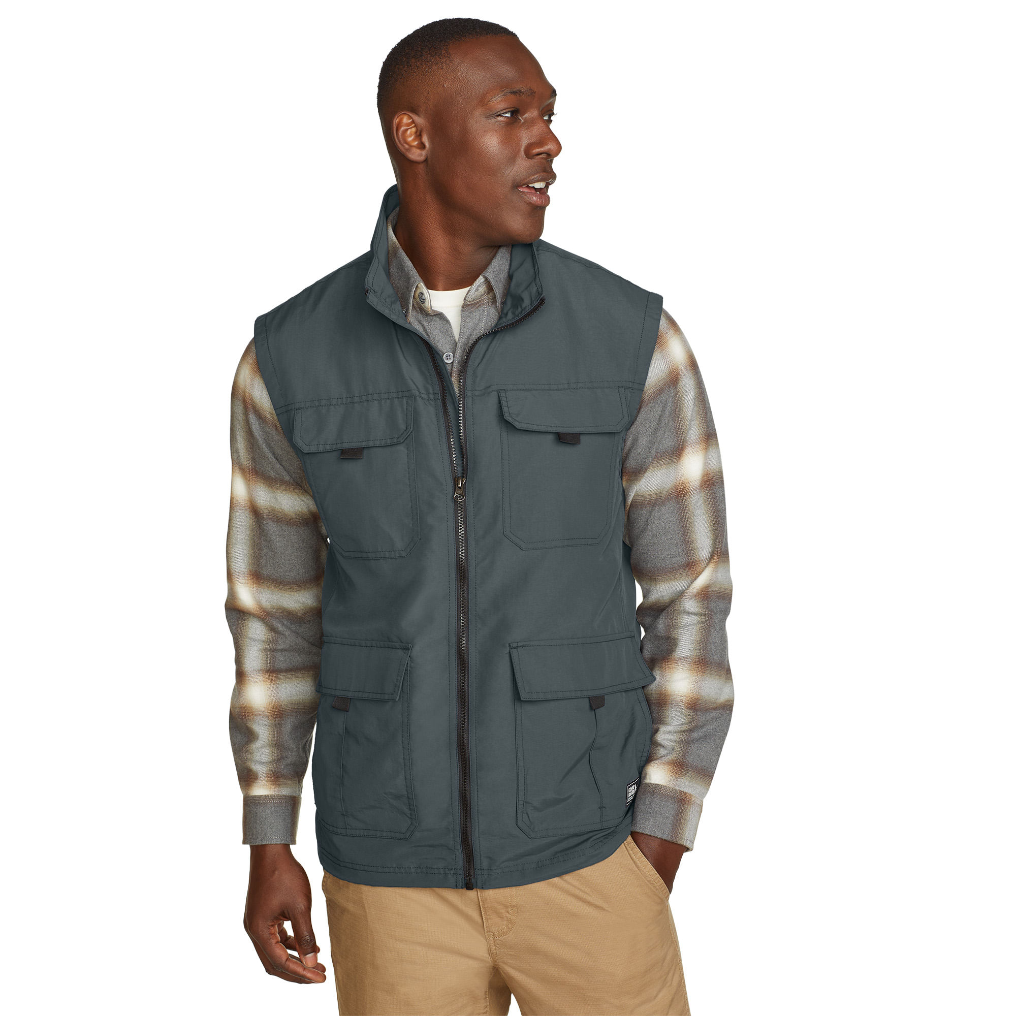 Chaleco Eddie Bauer Senderismo Adventurer Hombre EB01-0749 Azul