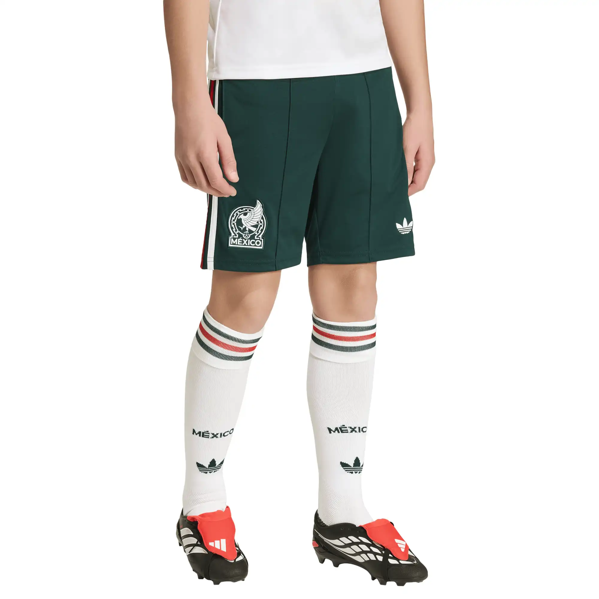 Short adidas Futbol Selección Mexicana Visita 2026 Infantil Unisex JY5543