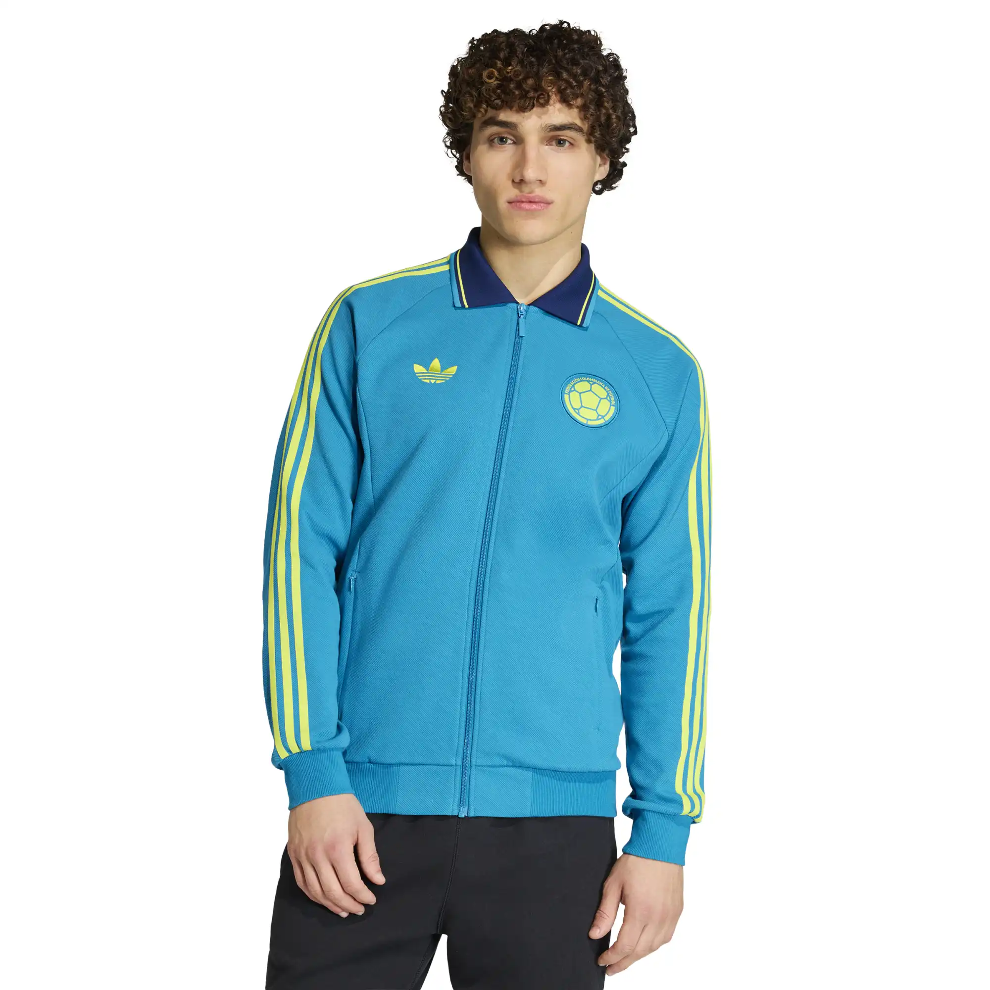 Chamarra adidas Futbol Colombia Originals Hombre JZ9056