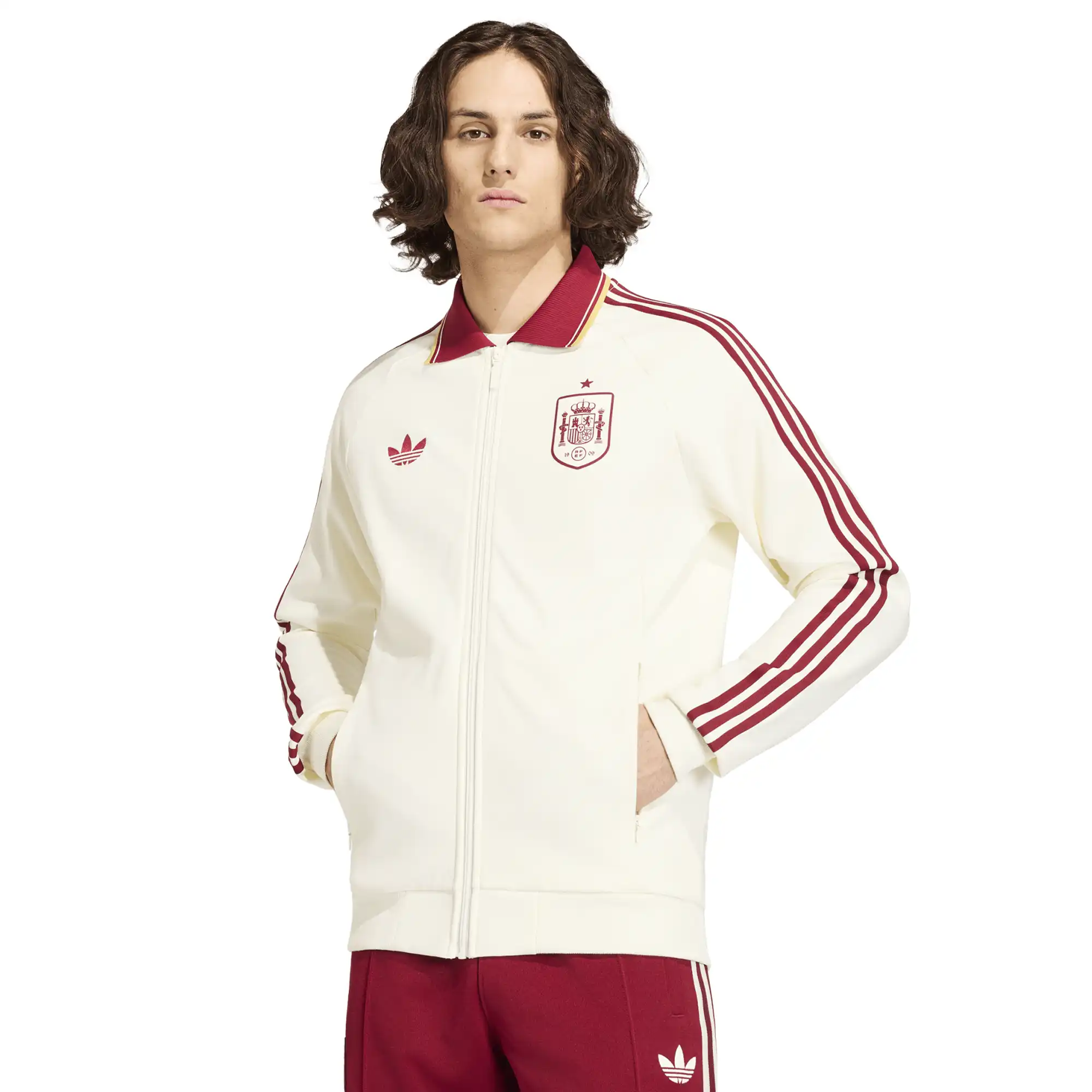 Chamarra adidas Futbol España Originals 2026 Hombre JZ2249