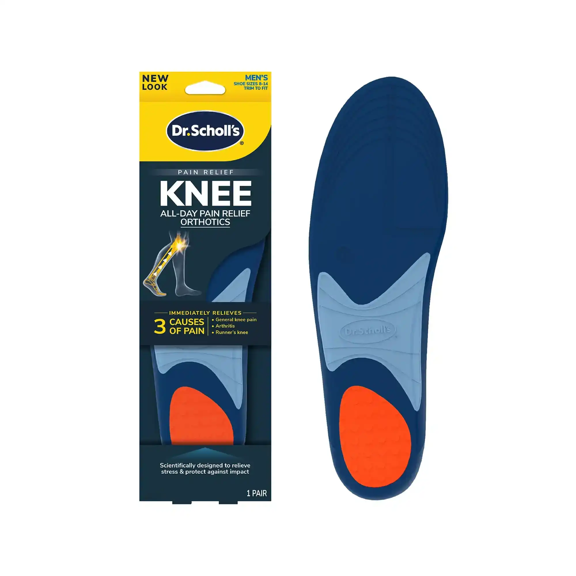 Plantillas Dr Scholls Multideporte Pain Relief Knee Hombre