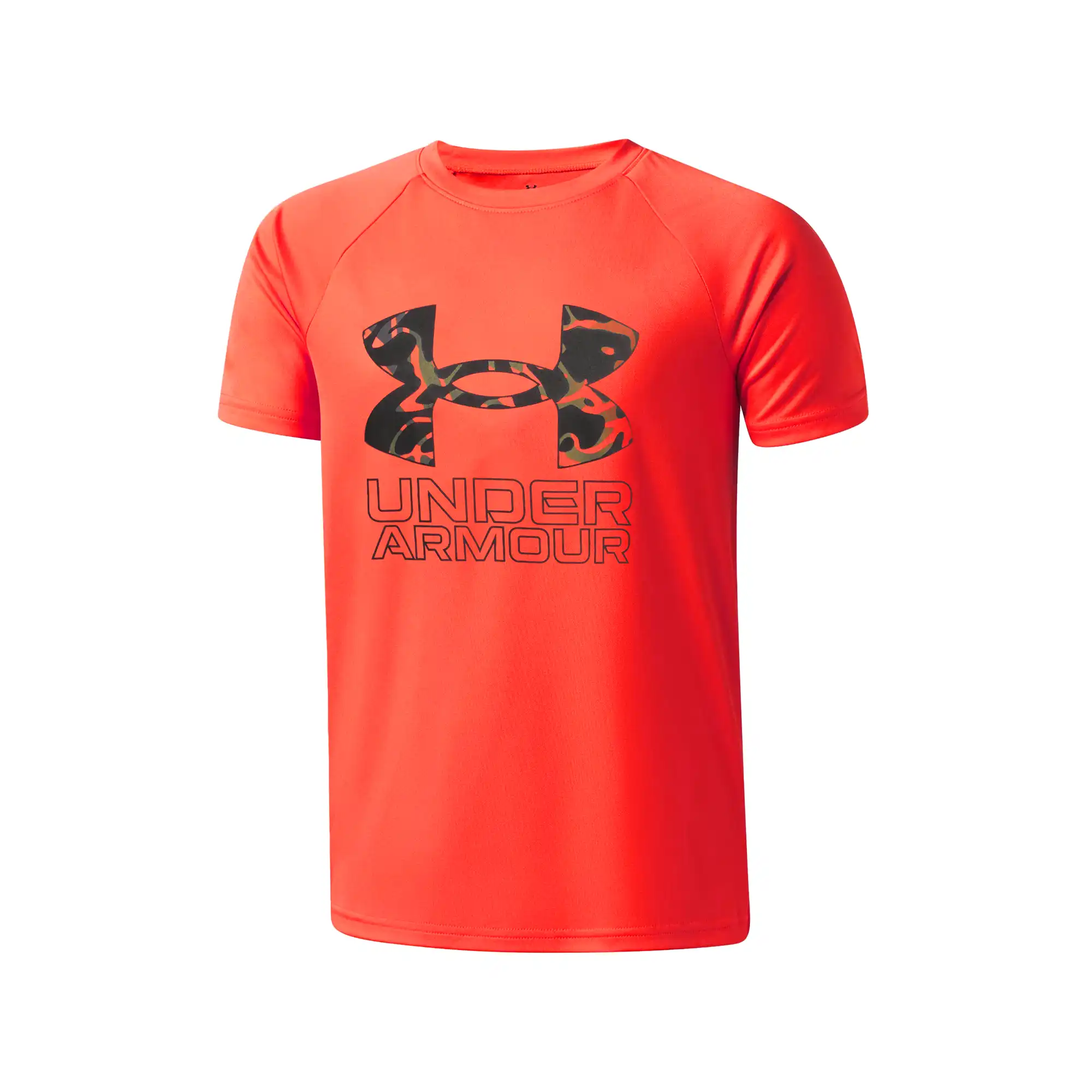 Playera Under Armour Entrenamiento Tech Hybrid Print Niño 1387036-690