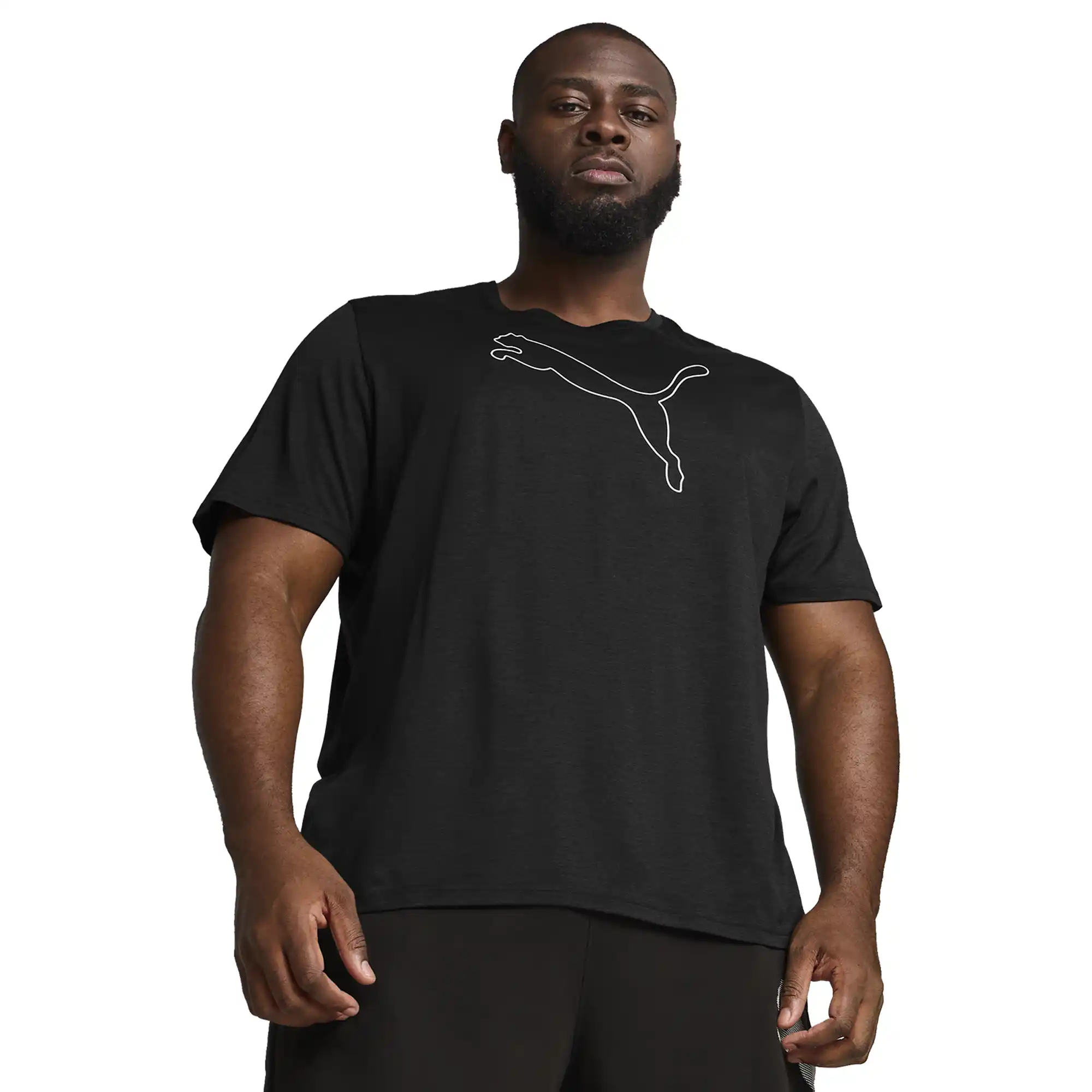 Playera Puma Entrenamiento TAD ESSENTIALS Heather Cat Hombre 525907 01