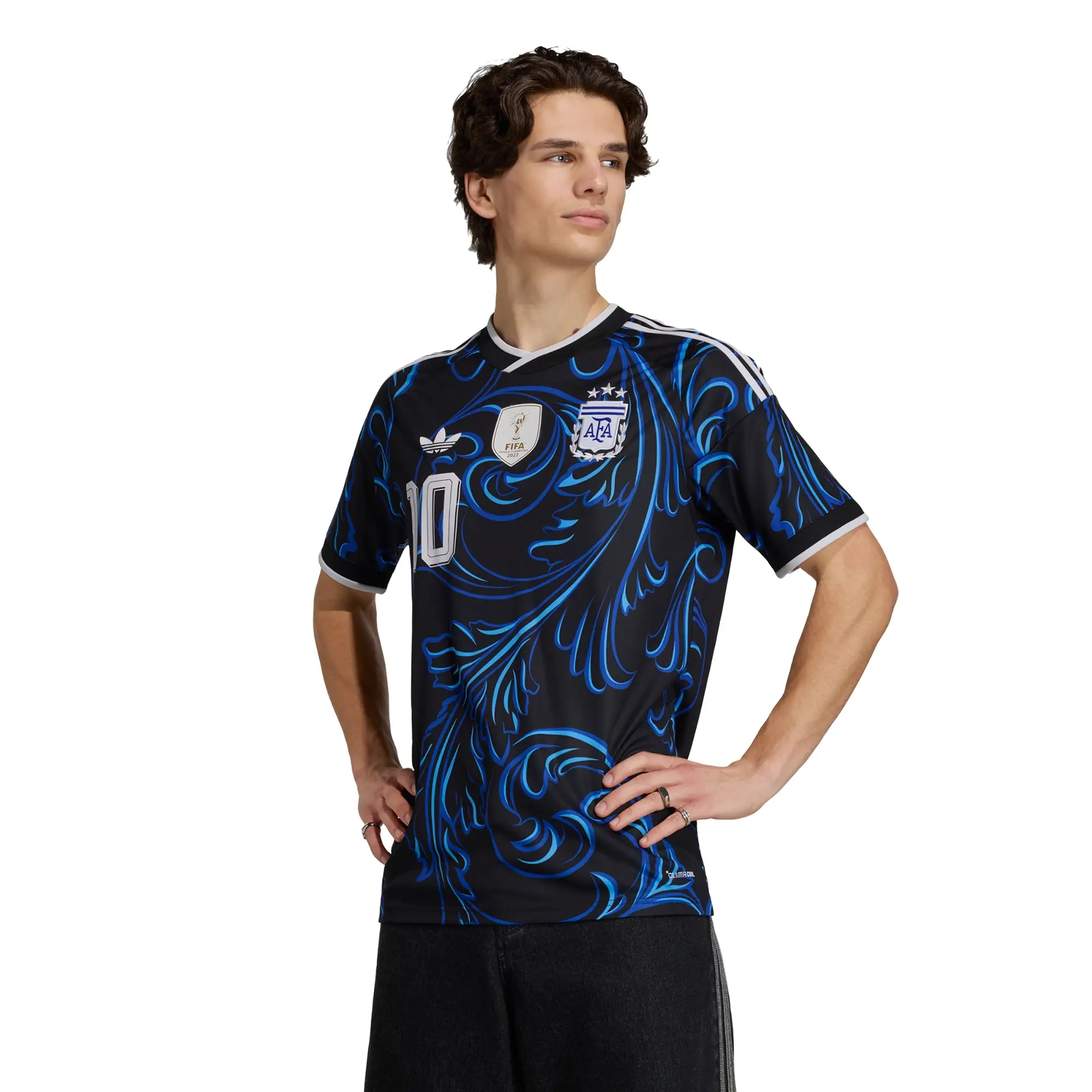 Jersey adidas Futbol Argentina Messi Visita Fan 2026 Hombre KH3940