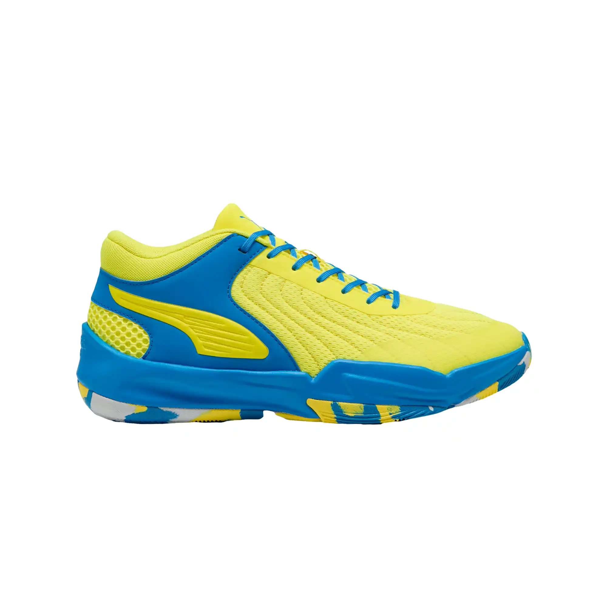 Tenis Puma Basquetbol Court Pro 2 Marble Hombre 312316 02