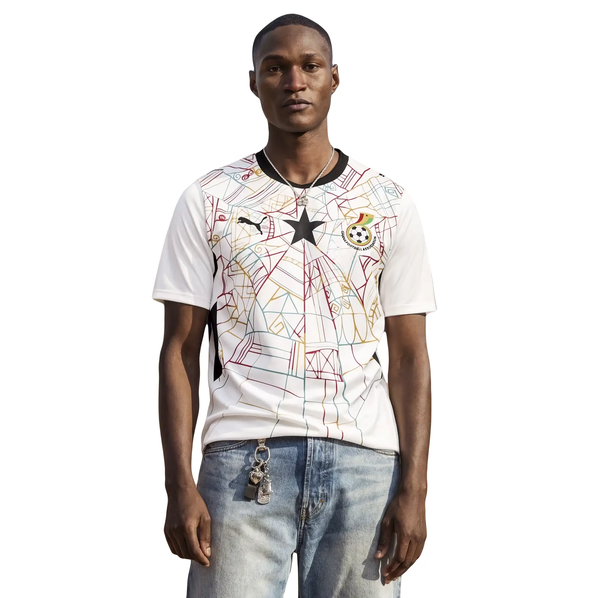 Jersey Puma Futbol Ghana Local Fan 2026 Hombre 783419 01