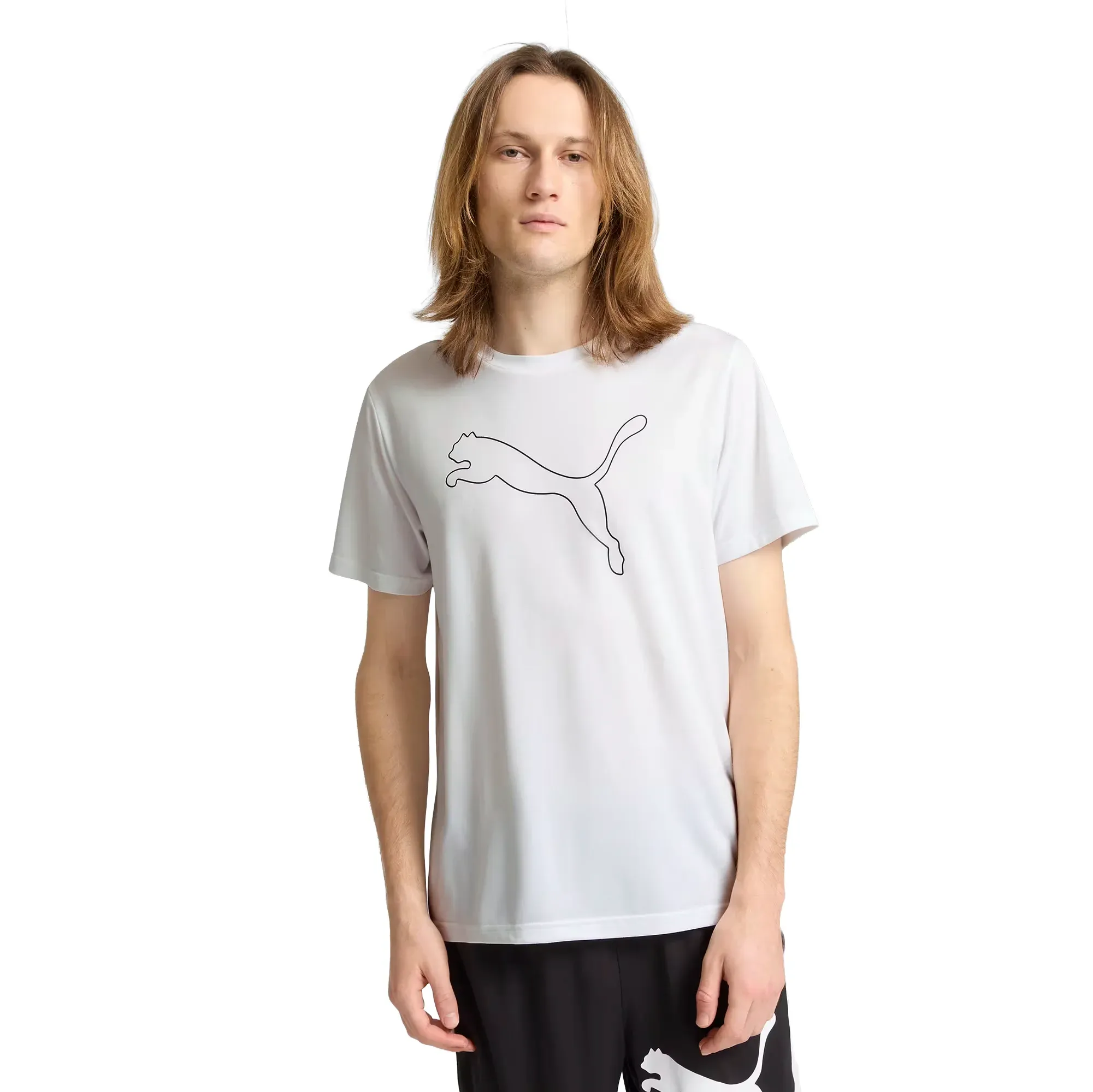 Playera Puma Entrenamiento TAD ESSENTIALS Heather Cat Hombre 525907 02