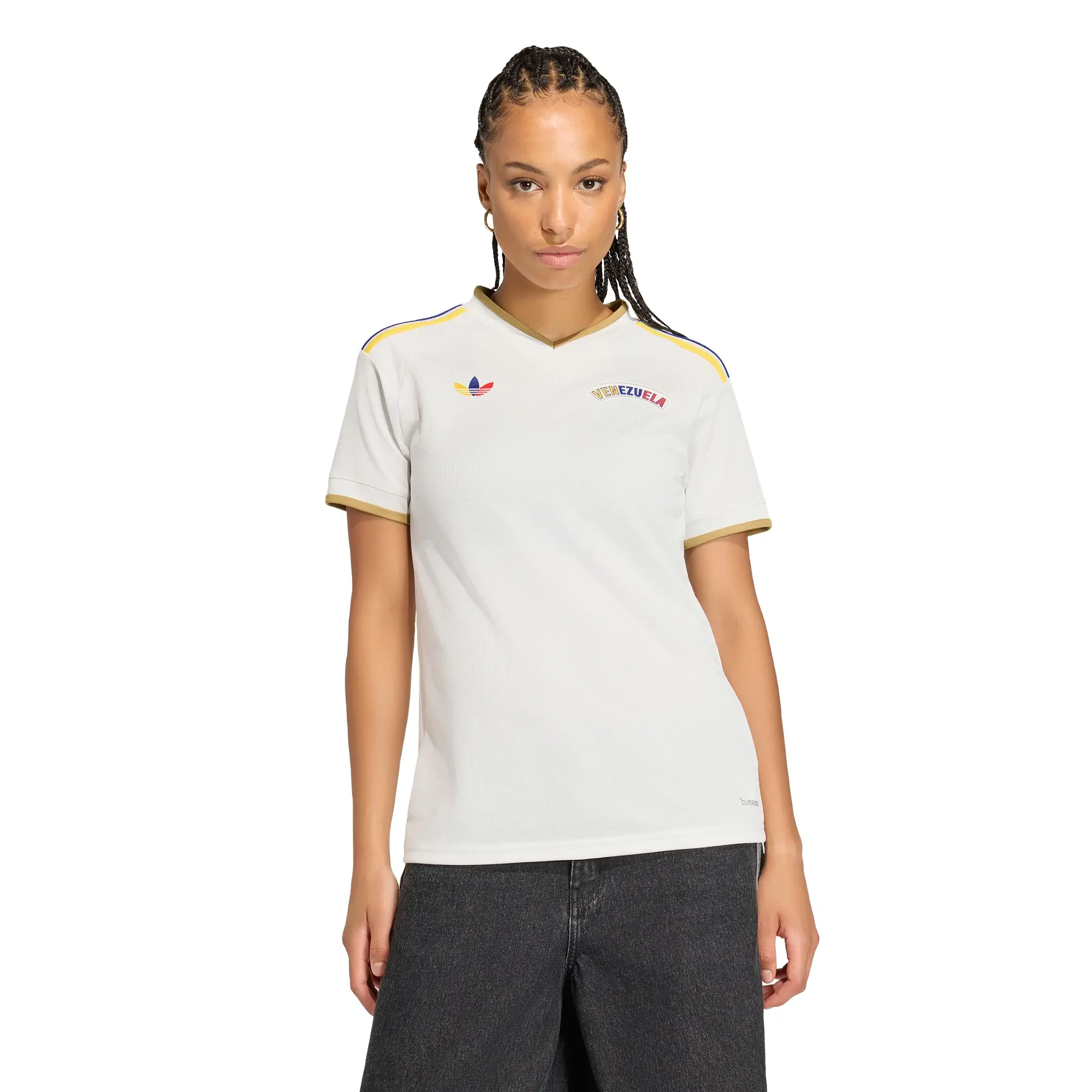 Jersey adidas Futbol Venezuela Visita Fan 2026 Mujer JY5078