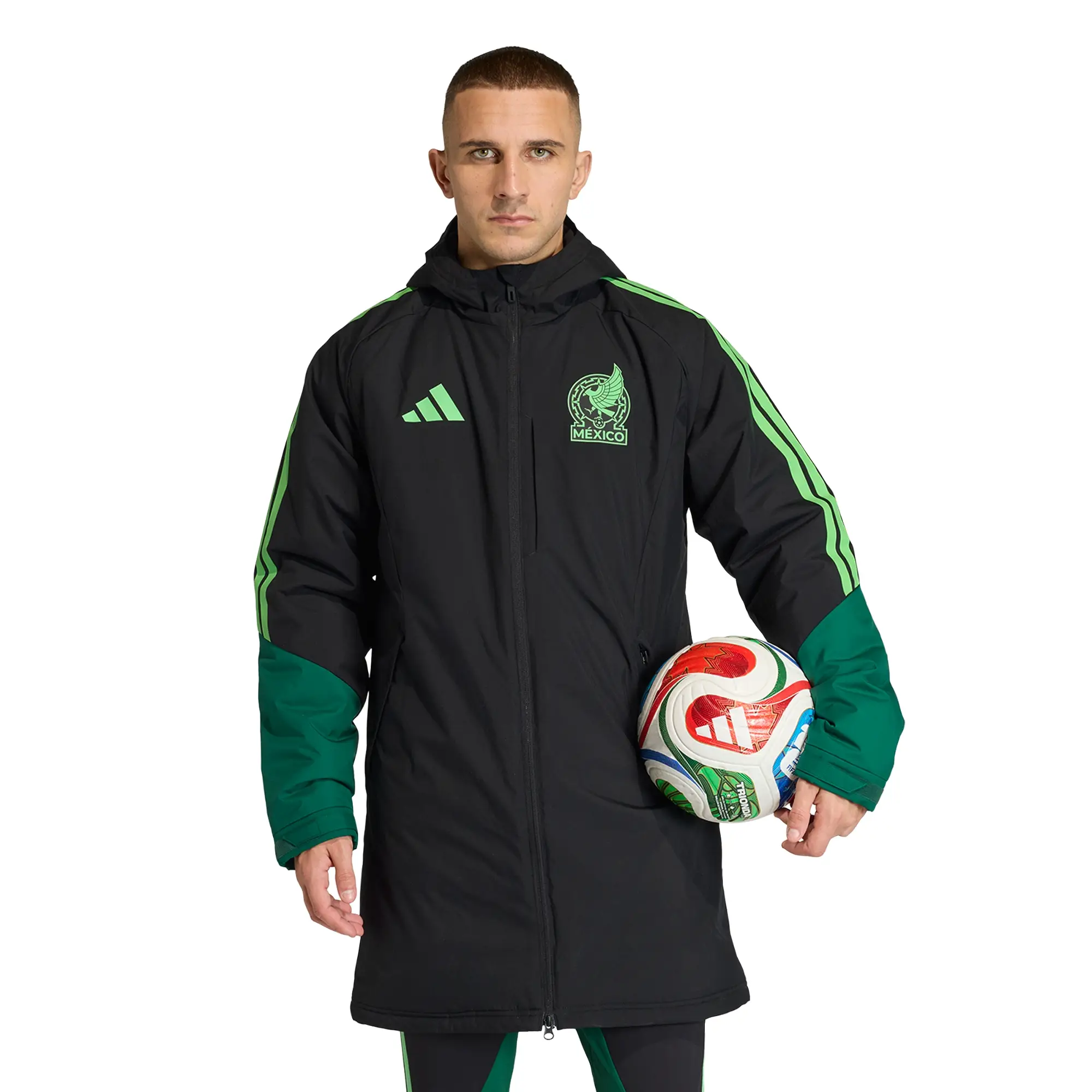 Chamarra adidas Futbol Selección Mexicana Stadium Tiro Hombre KB0913