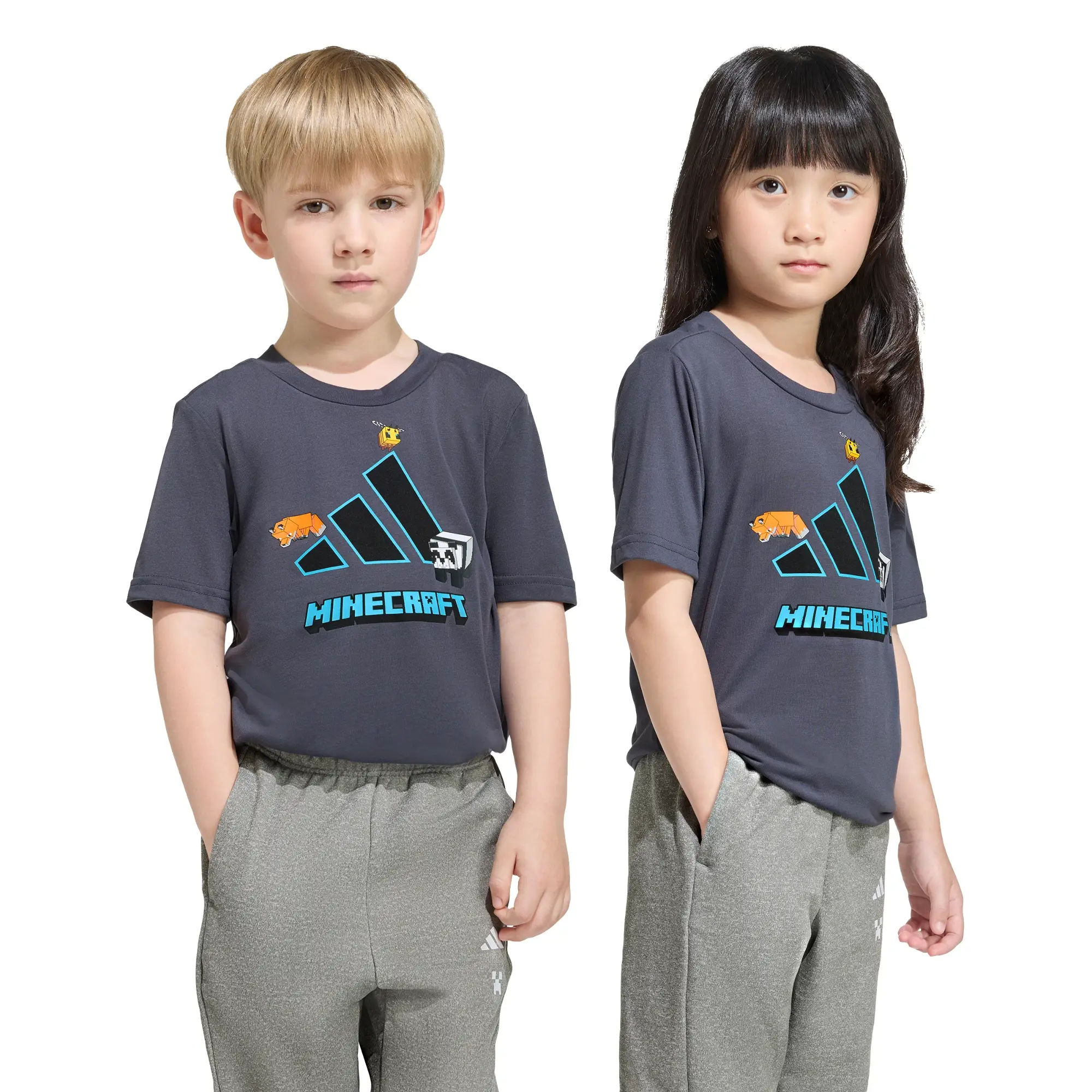 Playera adidas Casual Minecraft Infantil Unisex KD4435