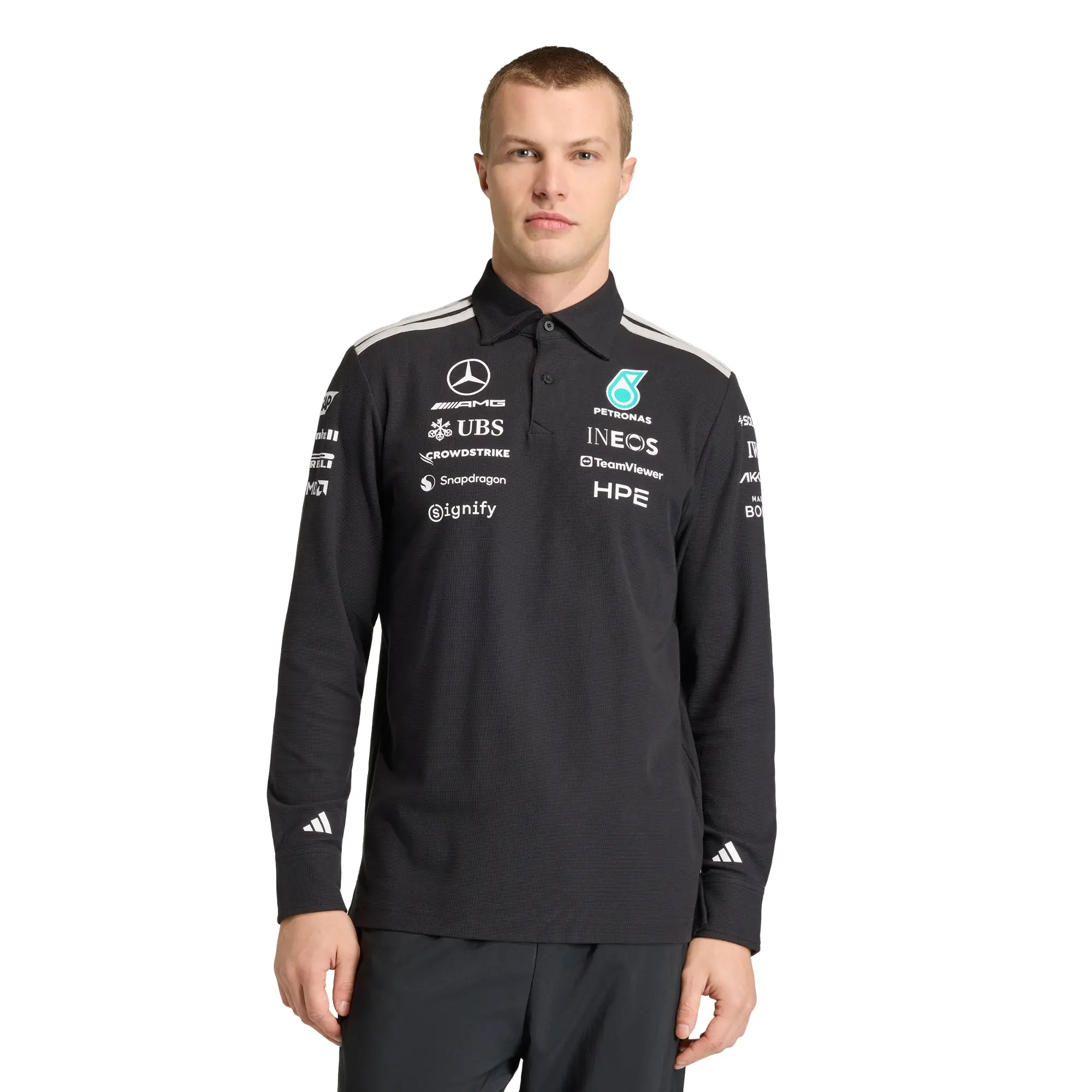 Polo adidas Casual Mercedes - AMG Petronas Formula 1 Team Engineers Hombre  KE5514