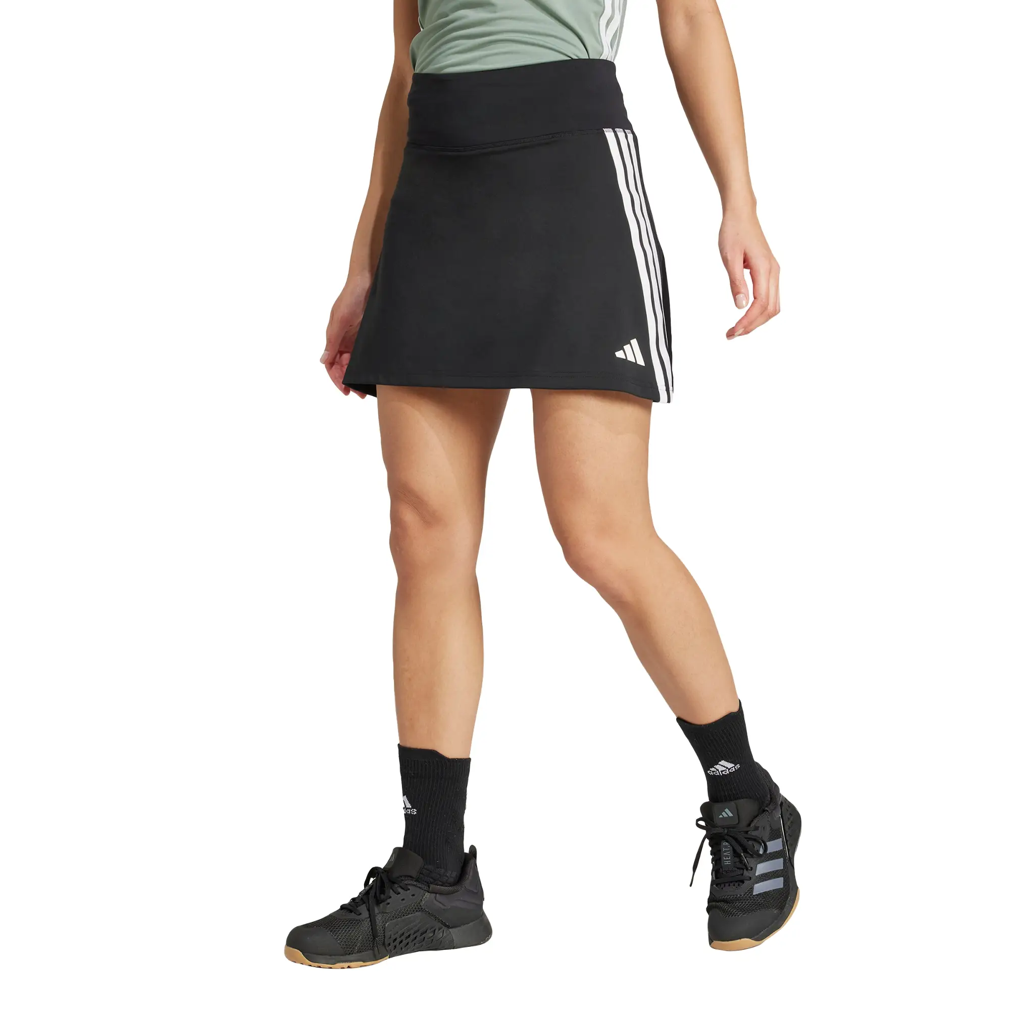 Falda adidas Entrenamiento Train Essentials 3 Stripes 2 en 1 Mujer JP1157