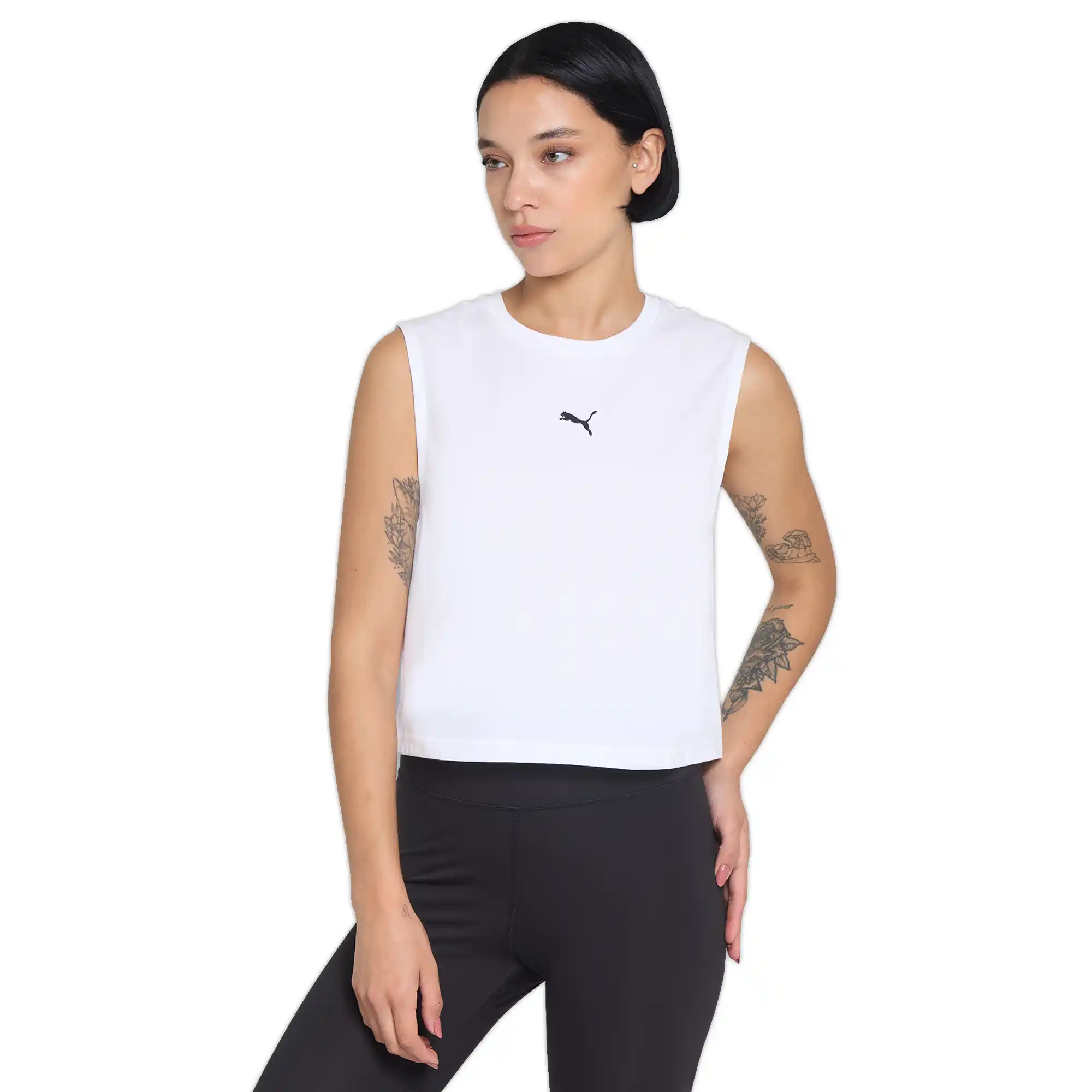 Tank Puma Casual Cropped Mujer 637591 02