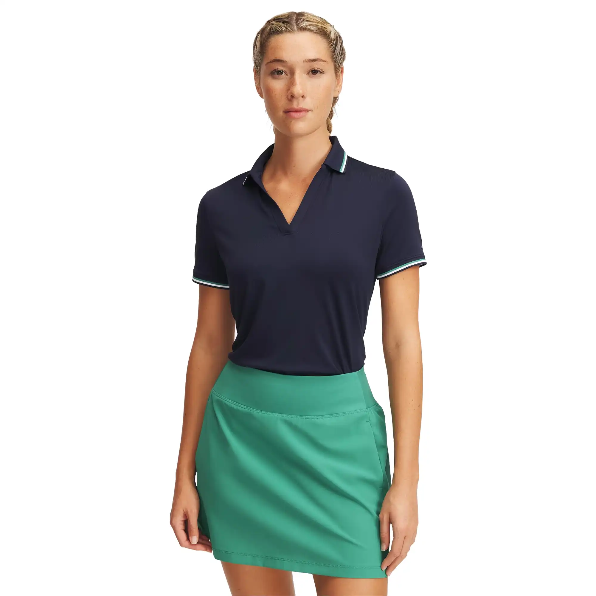 Polo Under Armour Golf Drive Rib Mujer 6000657-410