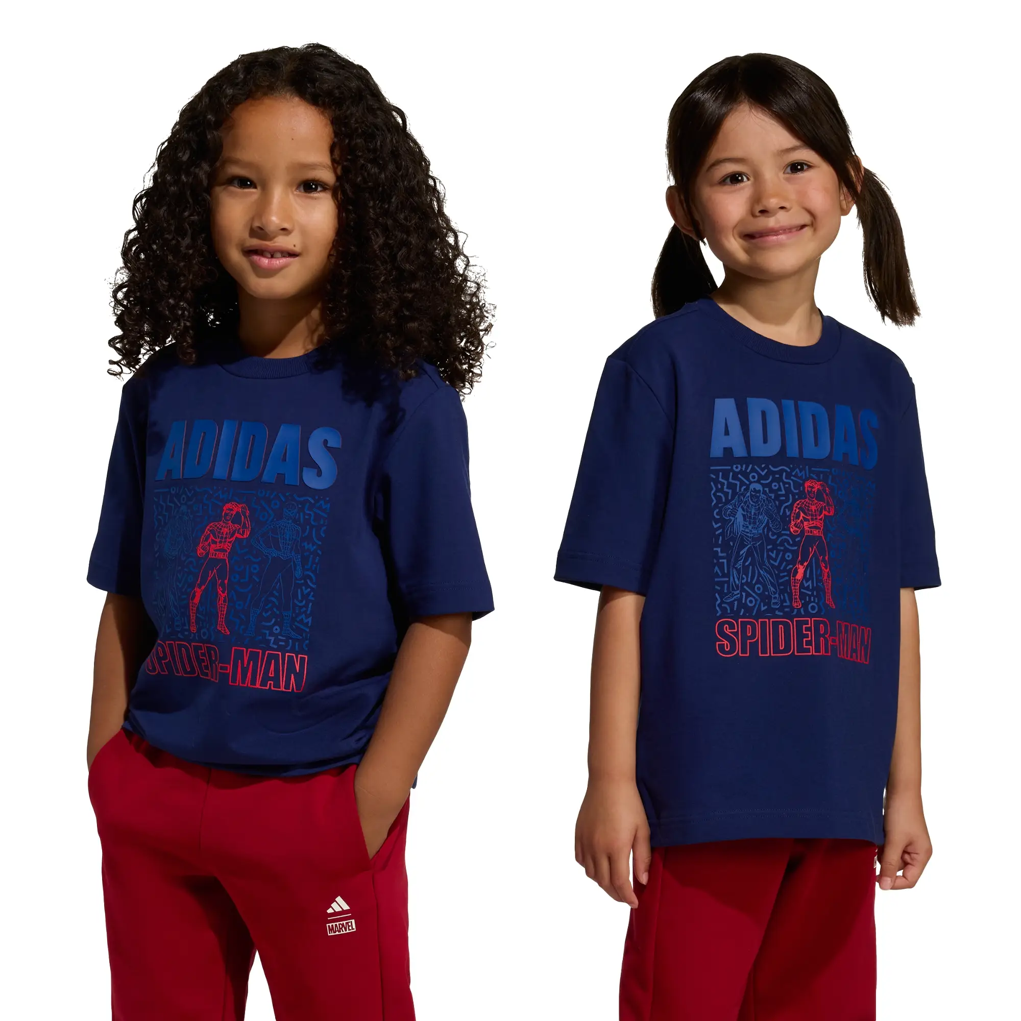 Playera adidas Casual x Marvel Spider-Man Infantil Unisex JZ7667
