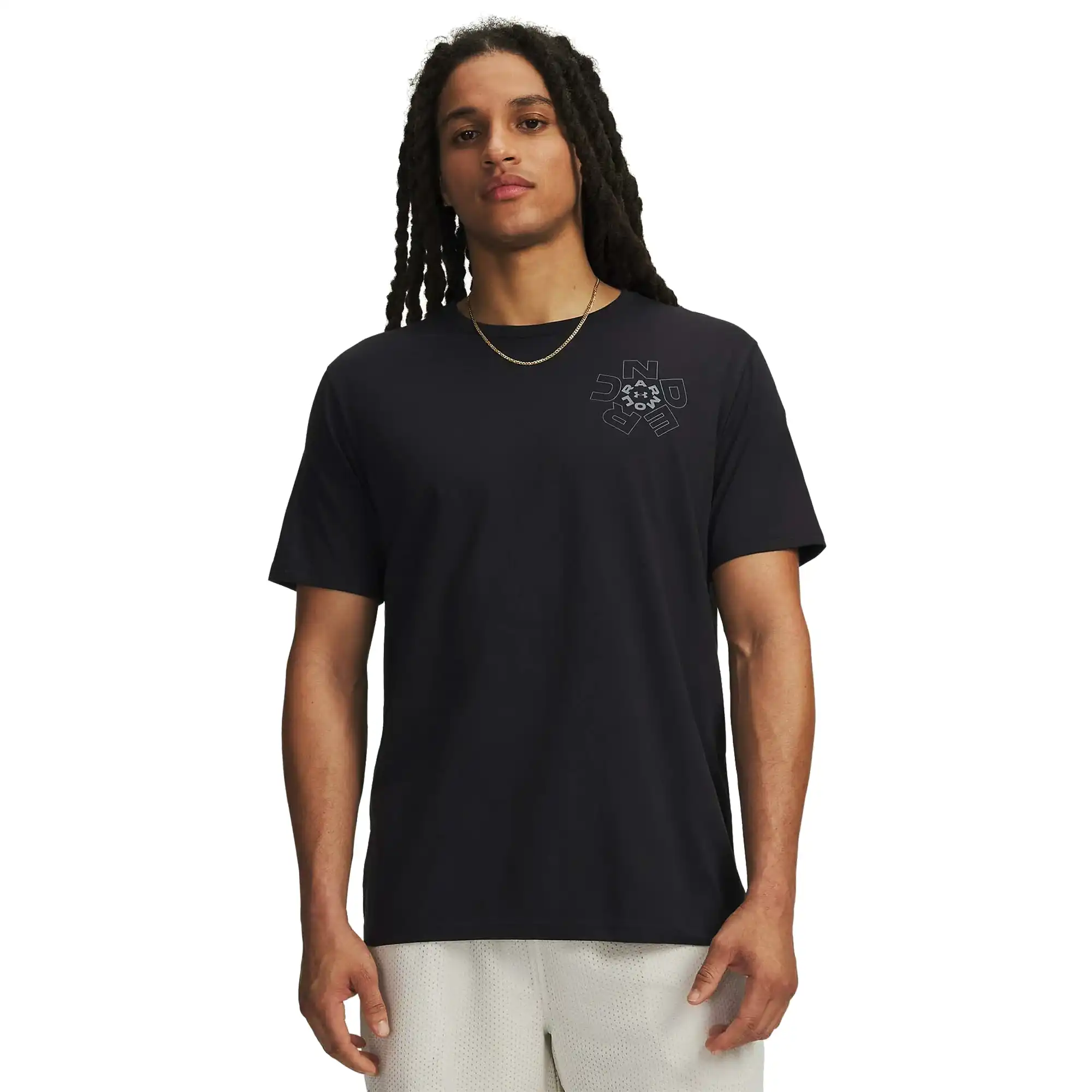 Playera Under Armour Entrenamiento Radial Wordmark Hombre 6009264-001