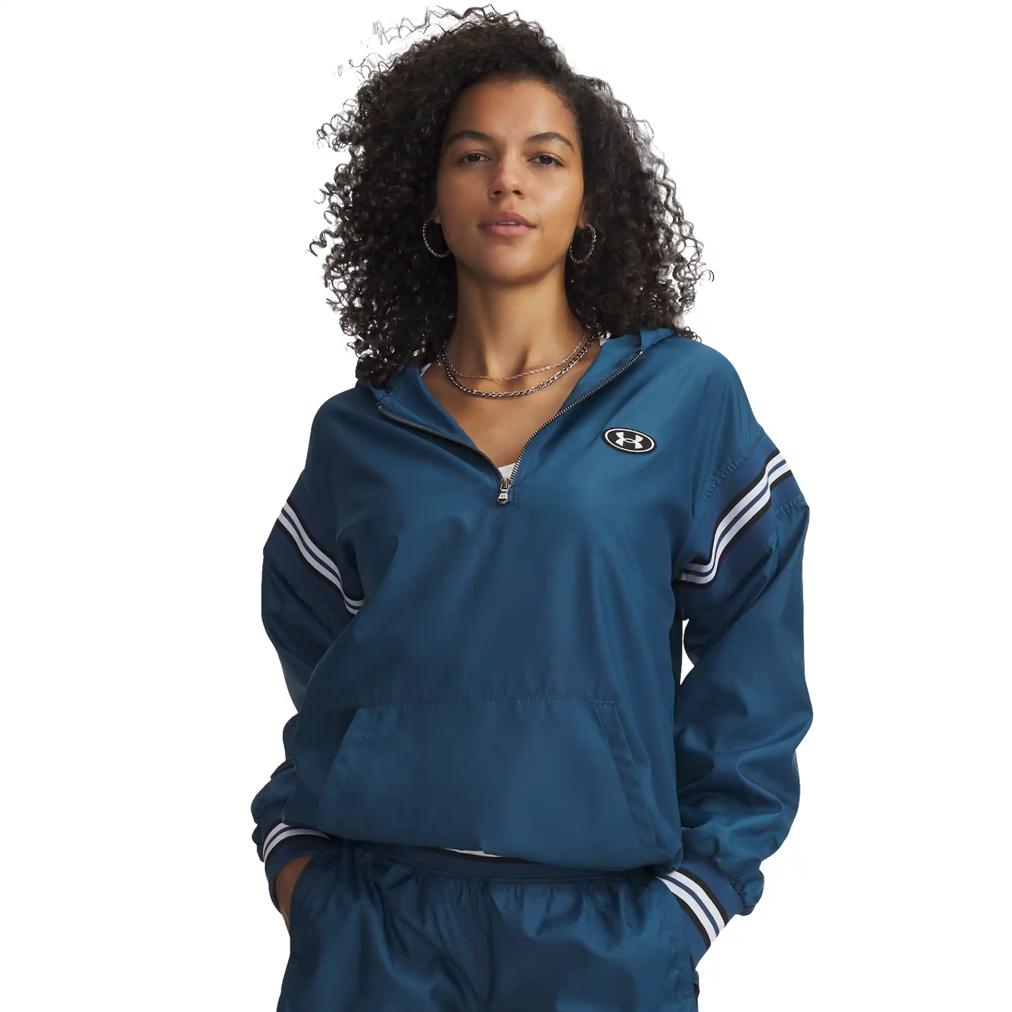 Sudadera Under Armour Entrenamiento Icon Woven Heritage Mujer 6009946-498