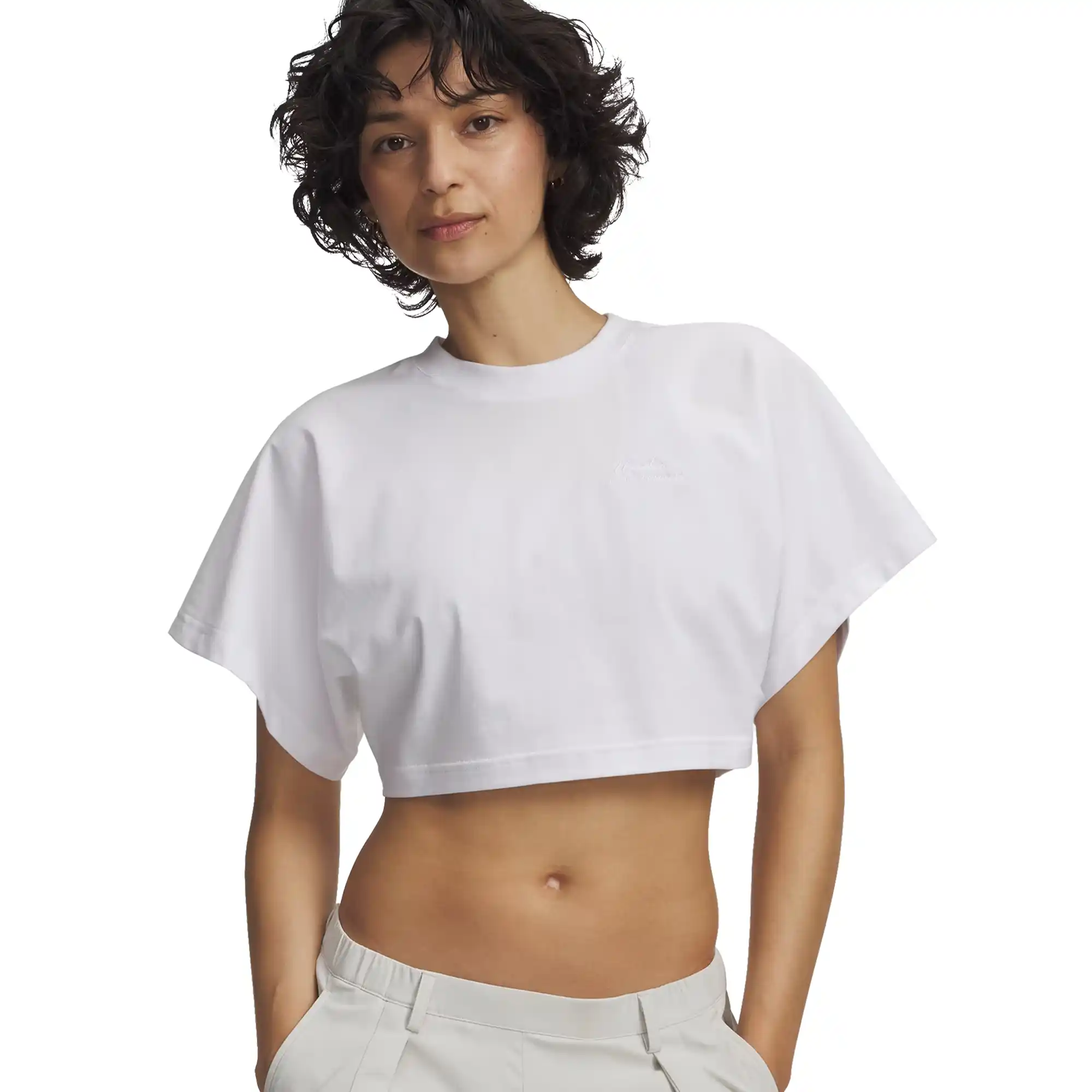 Top Under Armour Entrenamiento Cropped Script Mujer 6009677-100