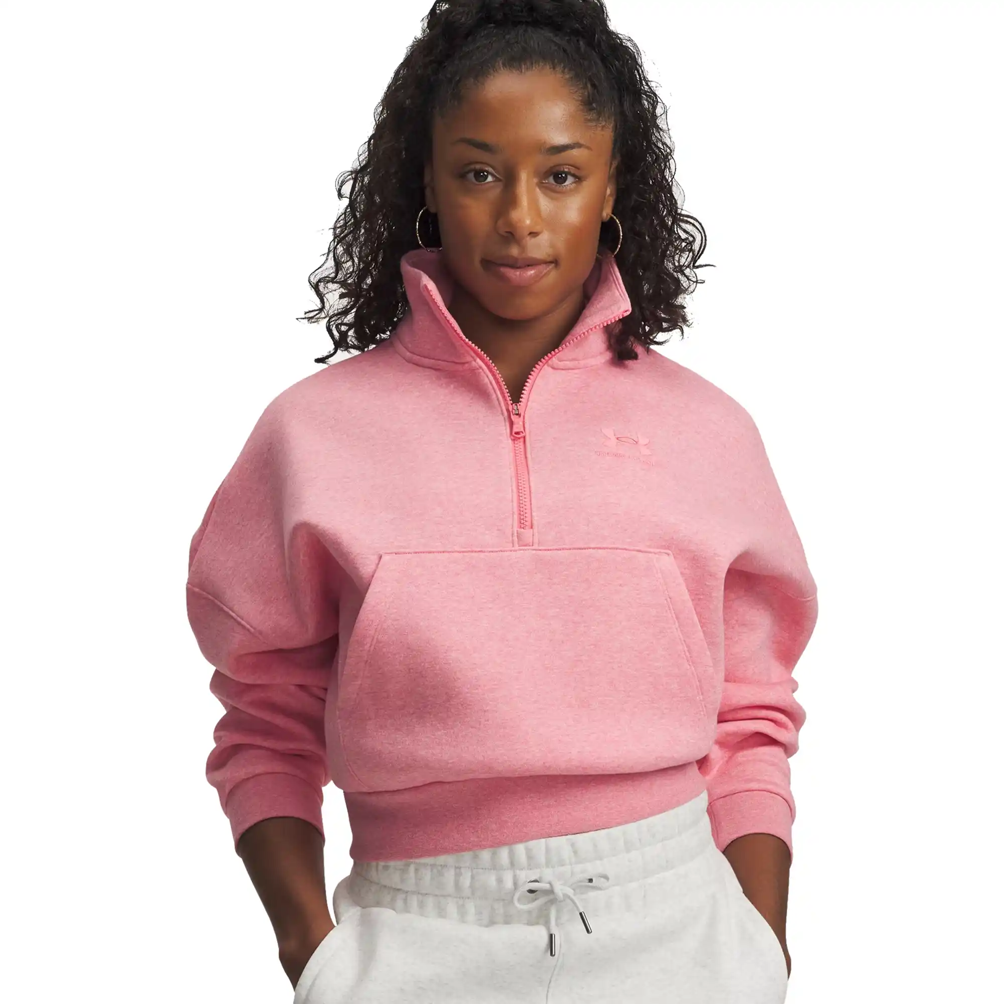 Sudadera Under Armour Entrenamiento Icon Fleece Mujer 1386460-600