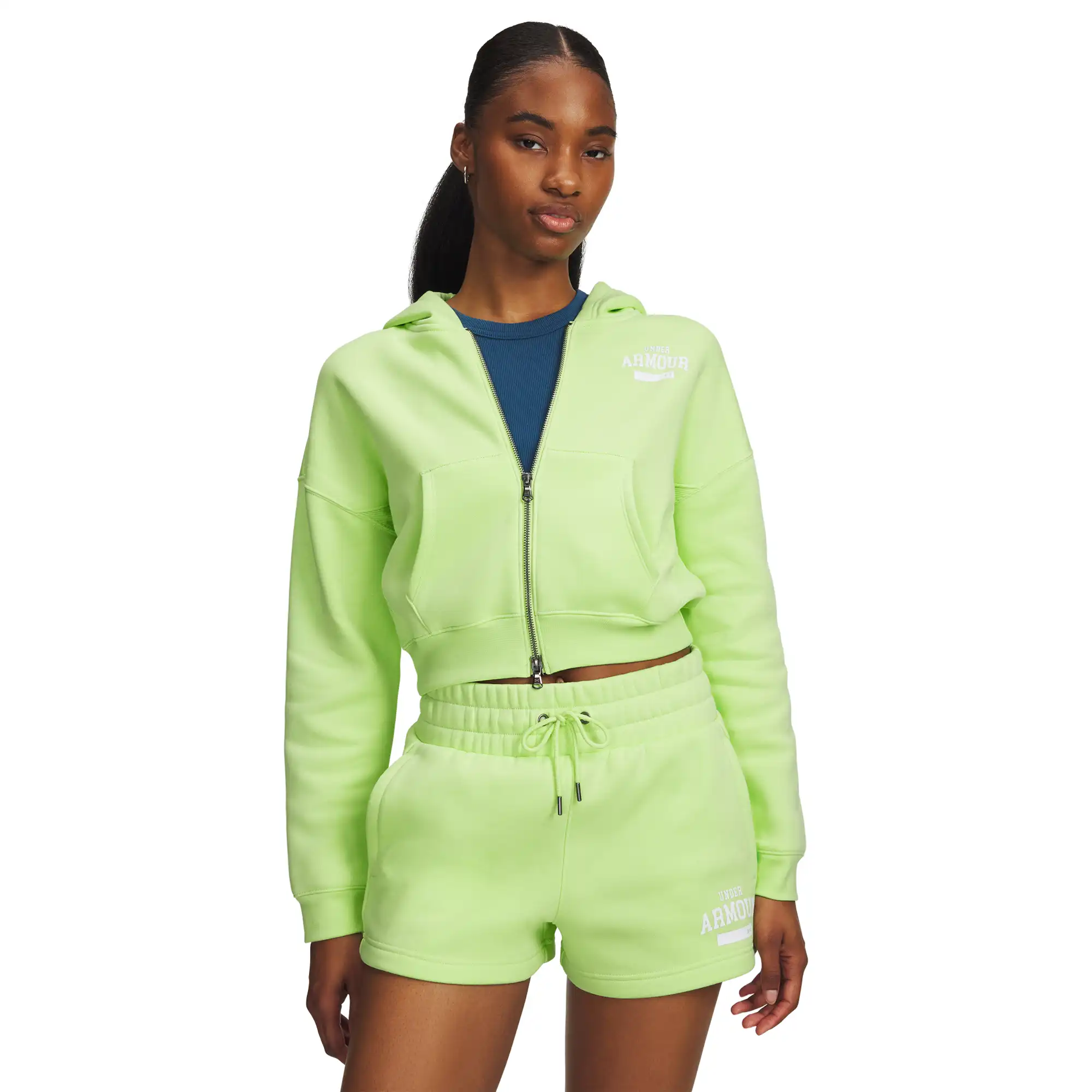 Chamarra Under Armour Entrenamiento Icon Fleece Mujer 6010978-712