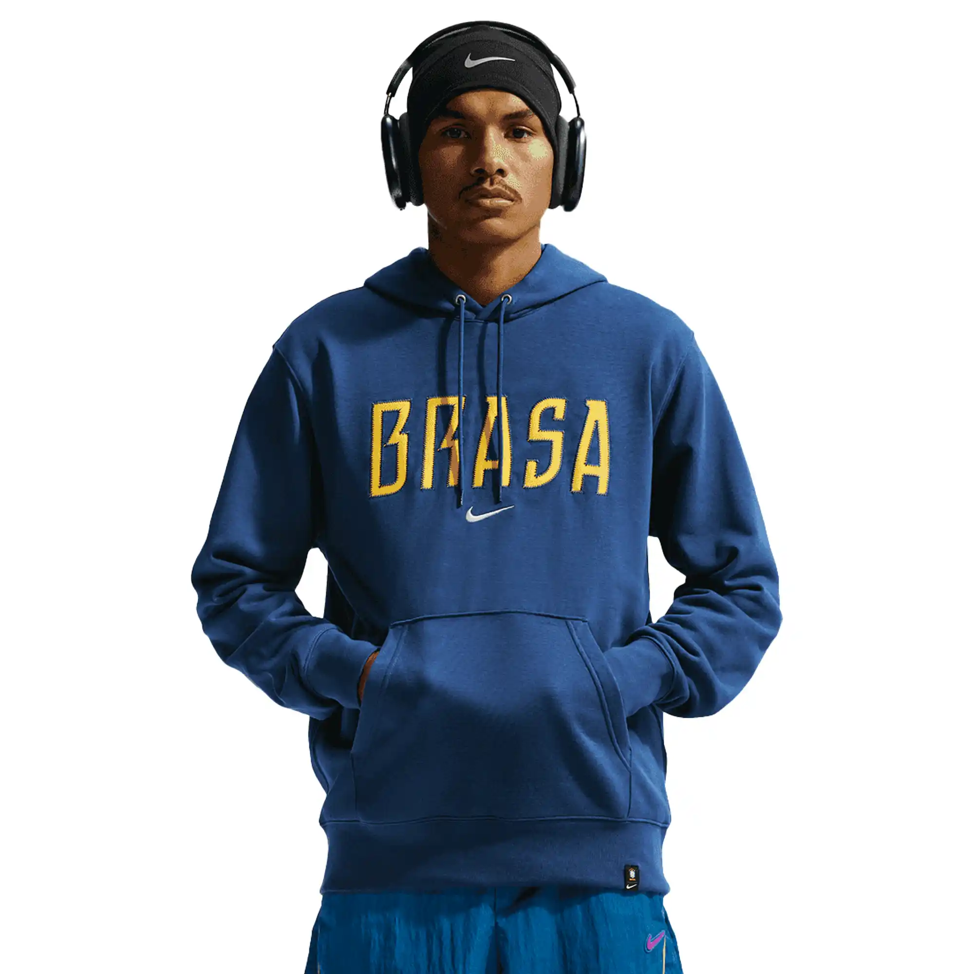 Sudadera Nike Futbol Brasil Club Hombre IB6300-433