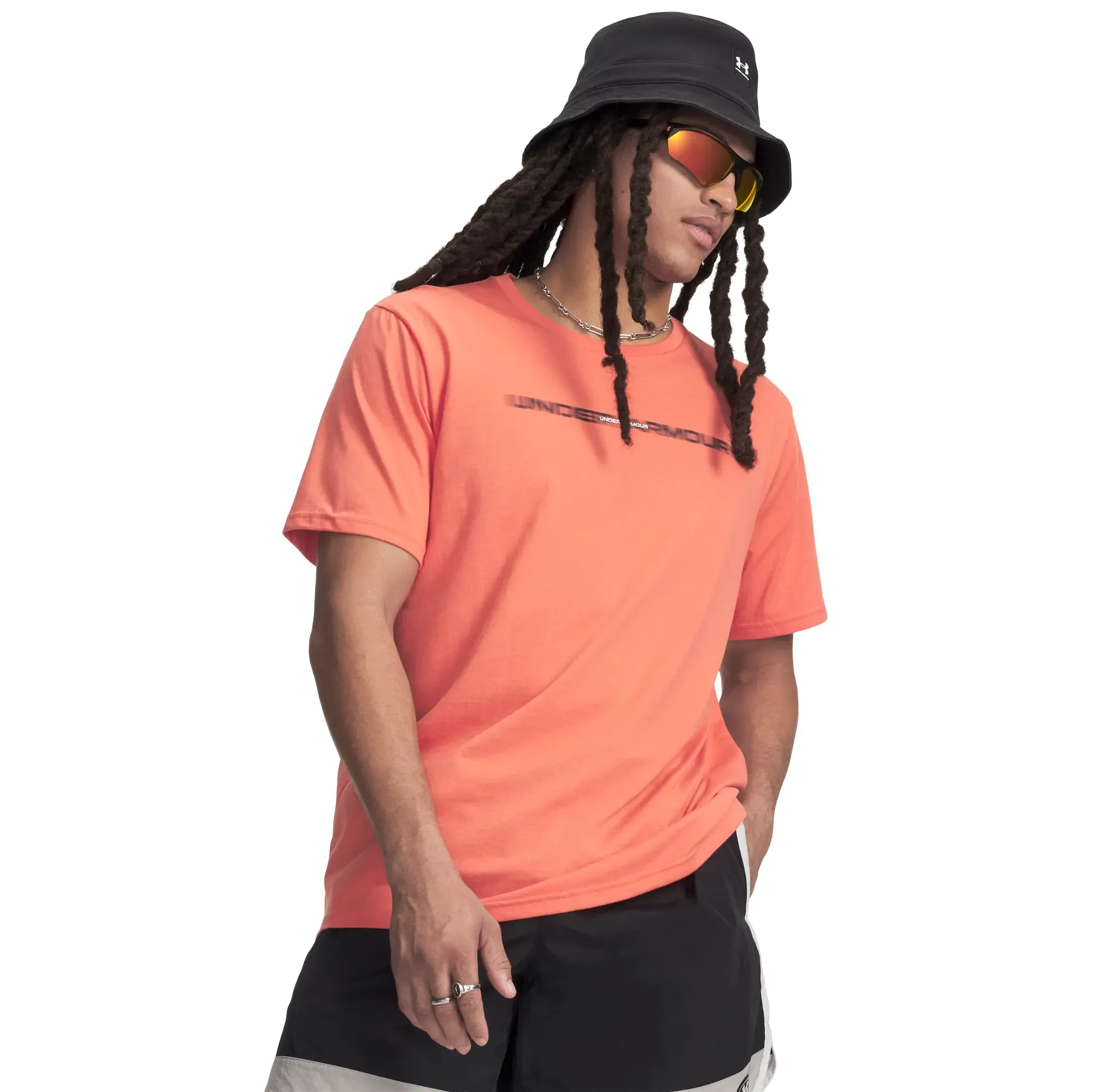 Playera Under Armour Entrenamiento Blur Wordmark Hombre 6009248-690