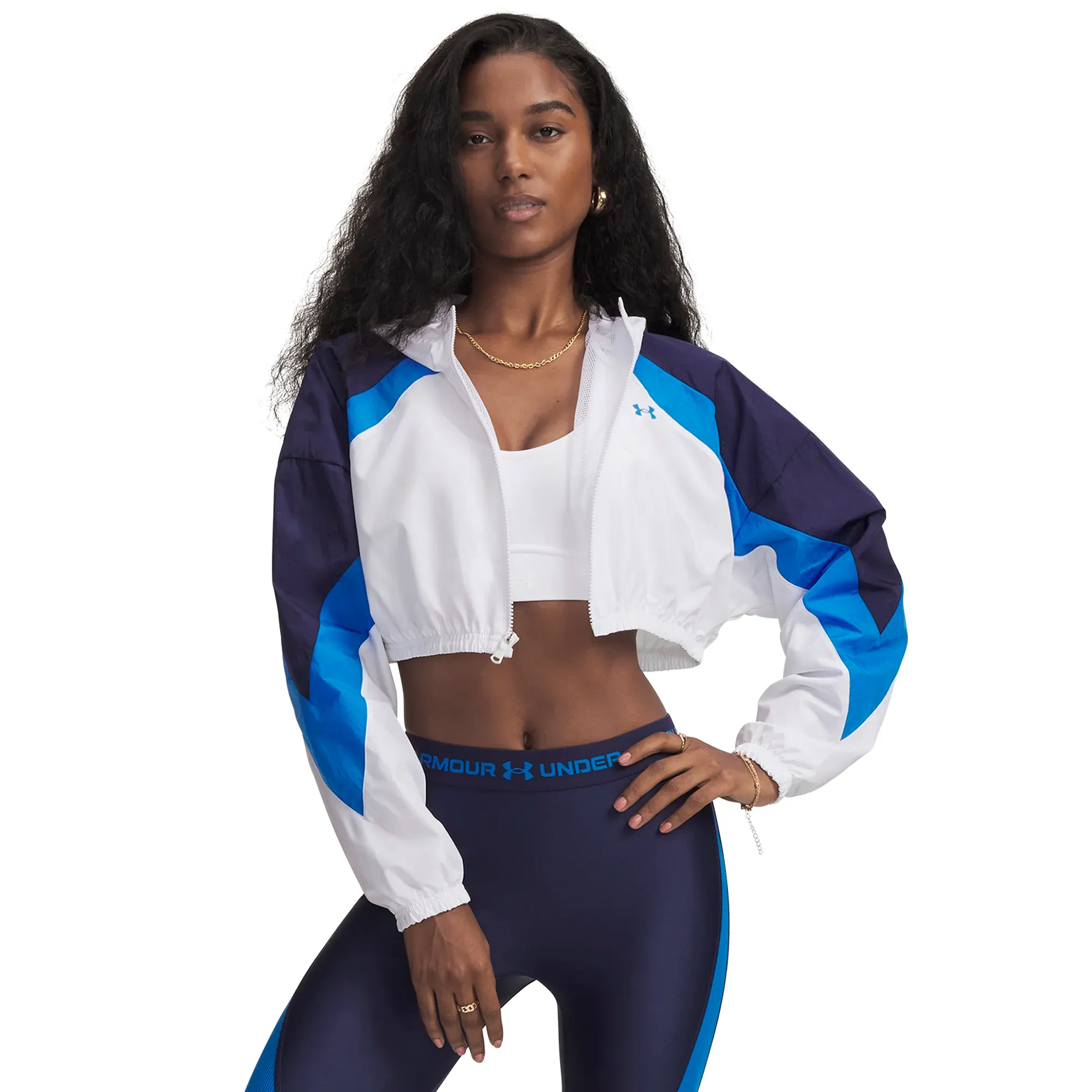 Chamarra Under Armour Entrenamiento Icon Crinkle Mujer 6005101-100