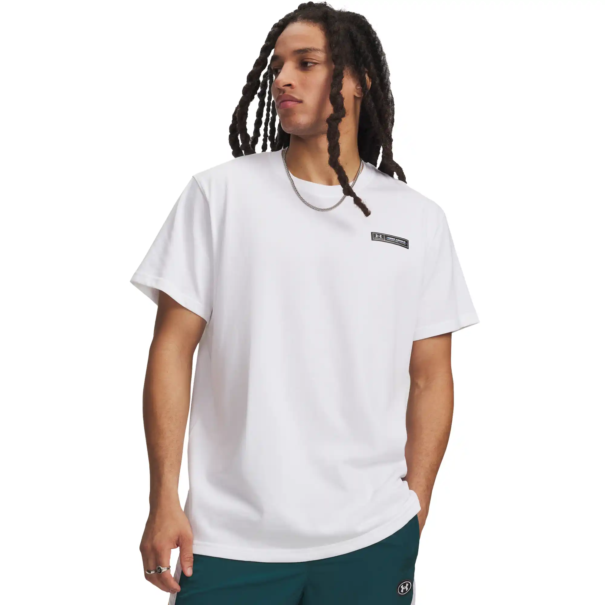 Playera Under Armour Entrenamiento Heavyweight Armour Label Hombre 1382831-100