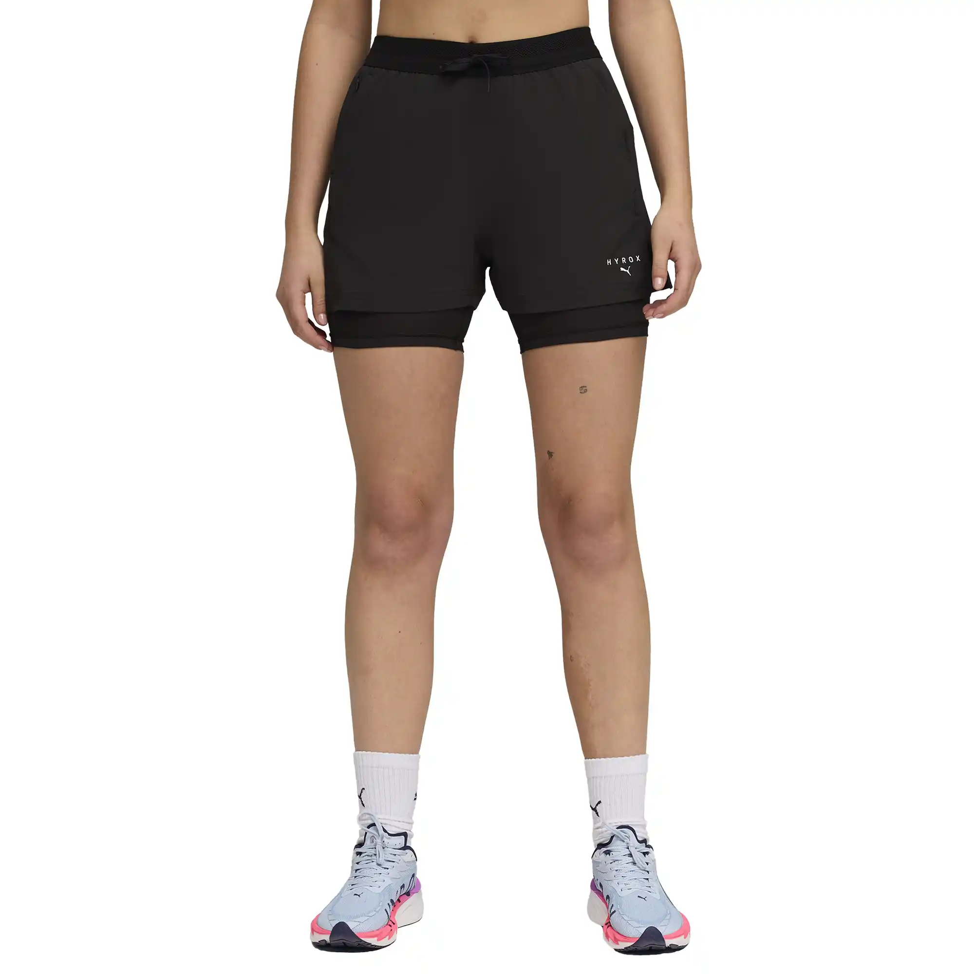Short Puma Entrenamiento x HYROX DryLite 2 en 1 Mujer 528577 01