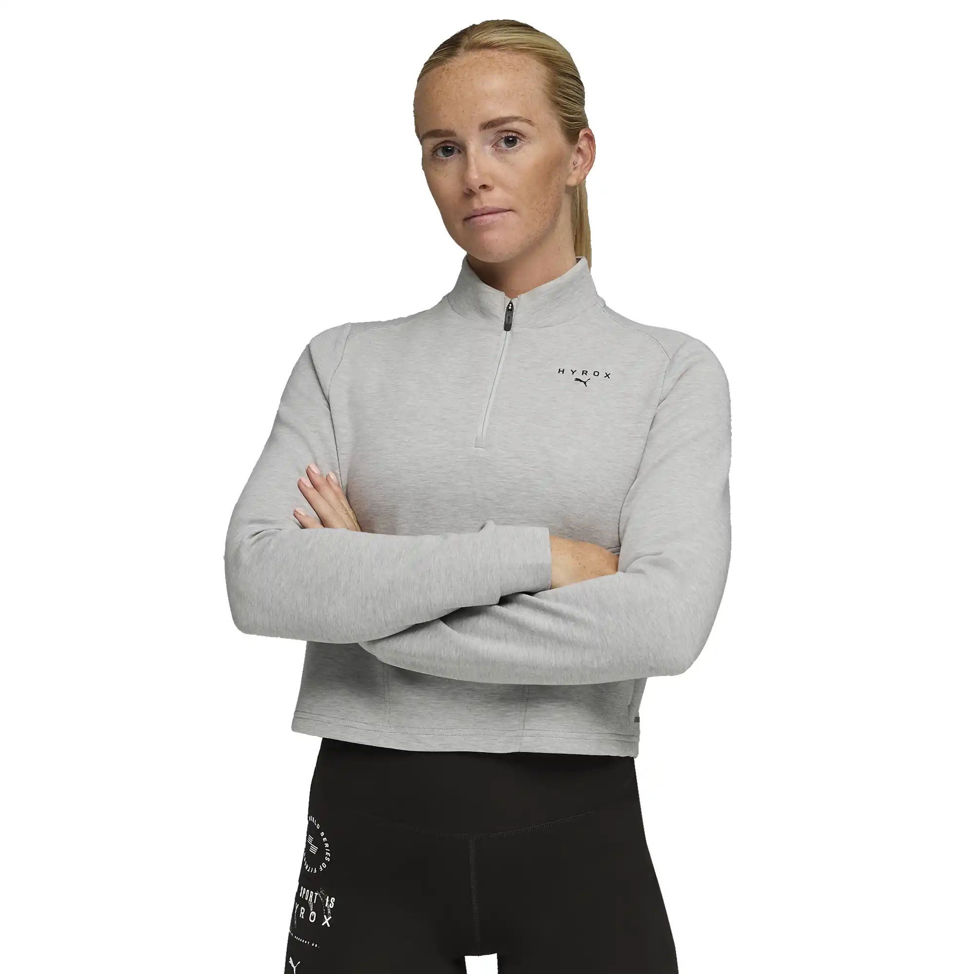 Sudadera Puma Entrenamiento x HYROX CLOUDSPUN Mujer 527635 04