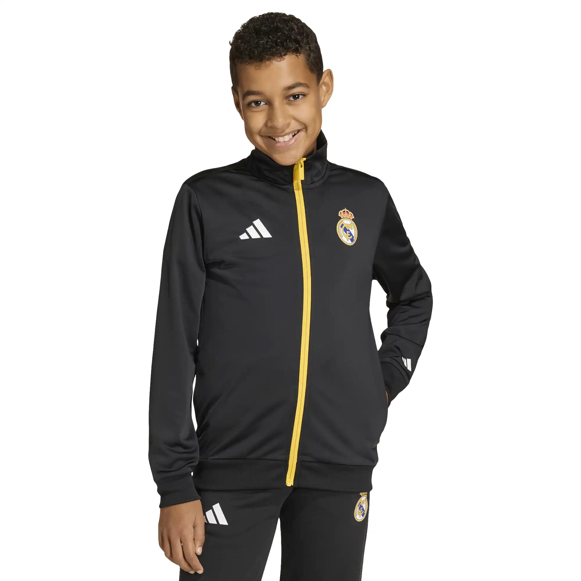 Chamarra adidas Futbol Real Madrid Avengers Niño JY5853