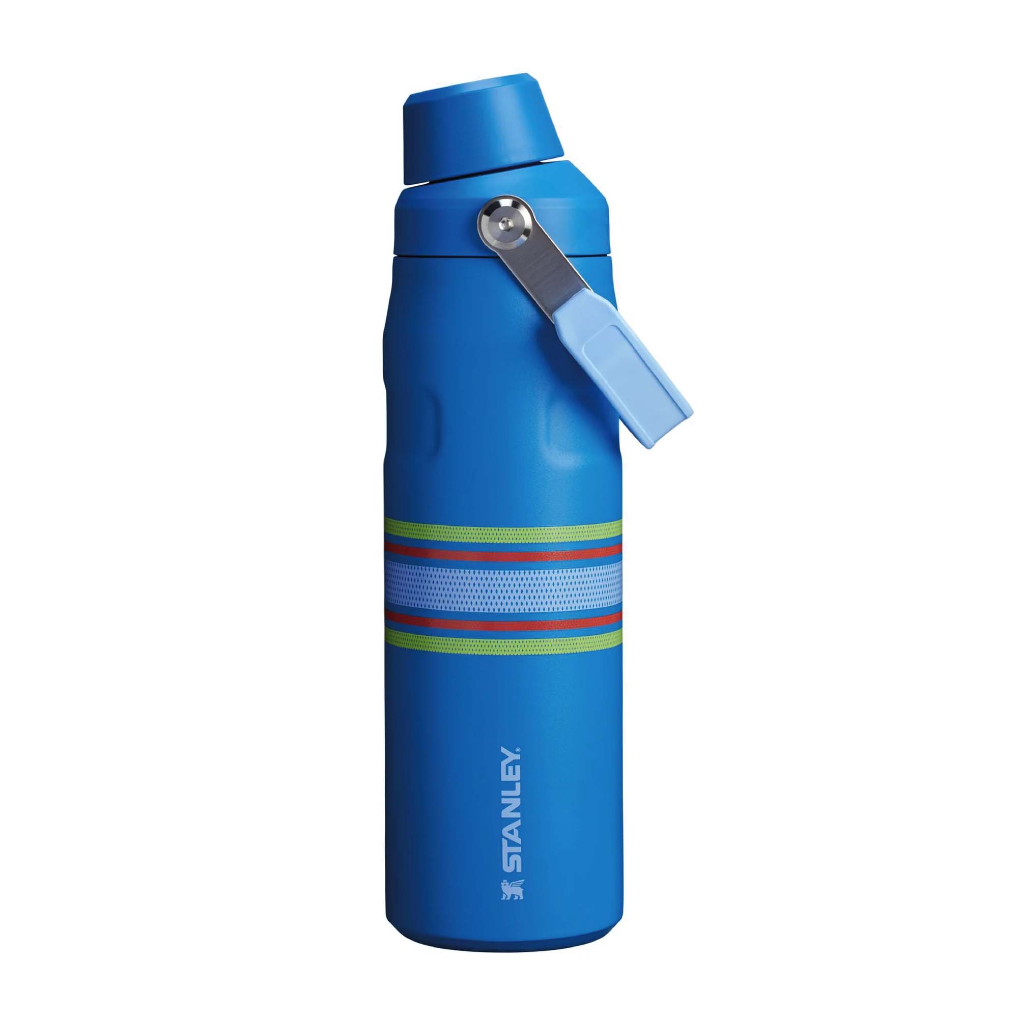 Termo Stanley Multideportes Iceflow Aerolight Fast Flow Varsity 24 Oz Azure Mesh
