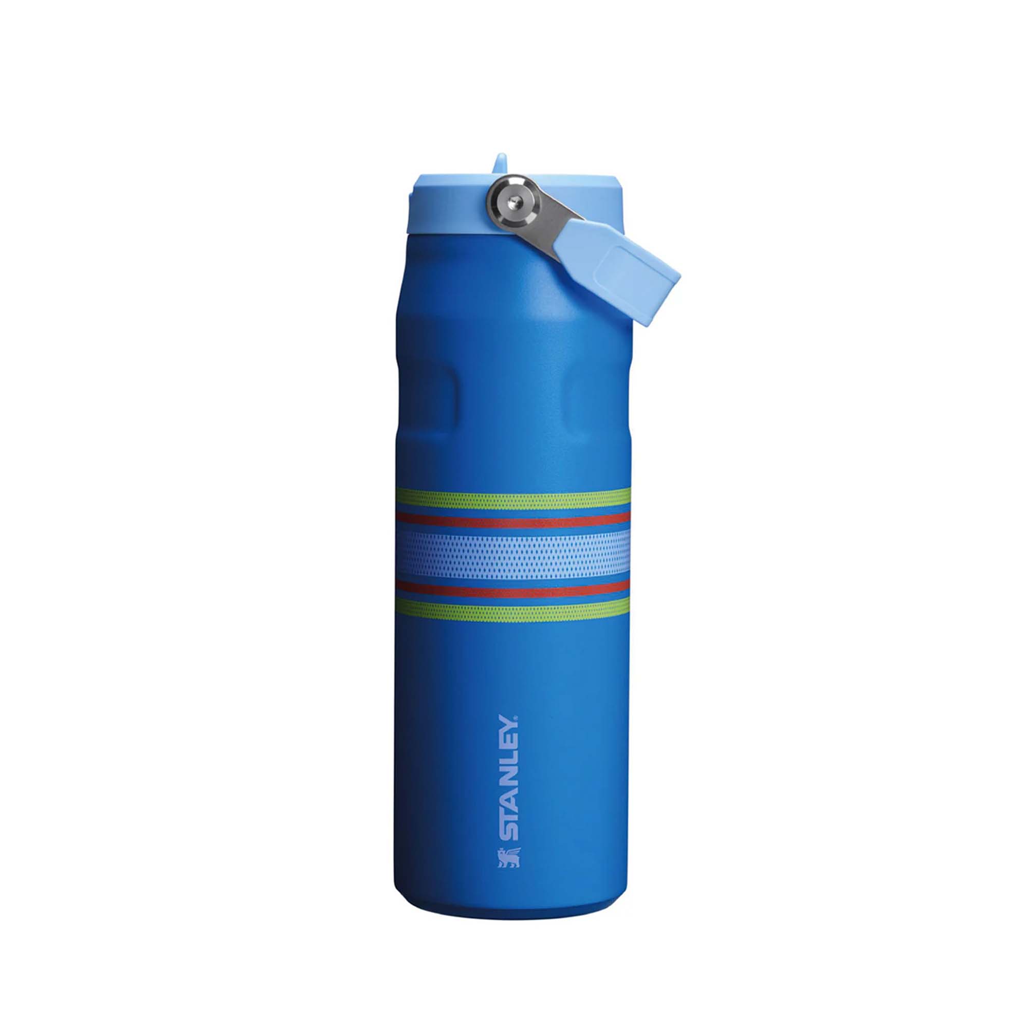 Termo Stanley Multideportes Iceflow Aerolight Flip Straw Varsity 24 Oz Azure Mesh