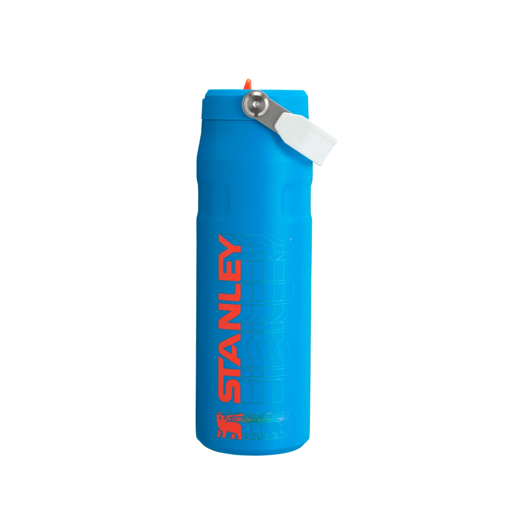 Termo Stanley Multideportes Iceflow Aerolight Flip Straw 24 Oz Azure Reverb