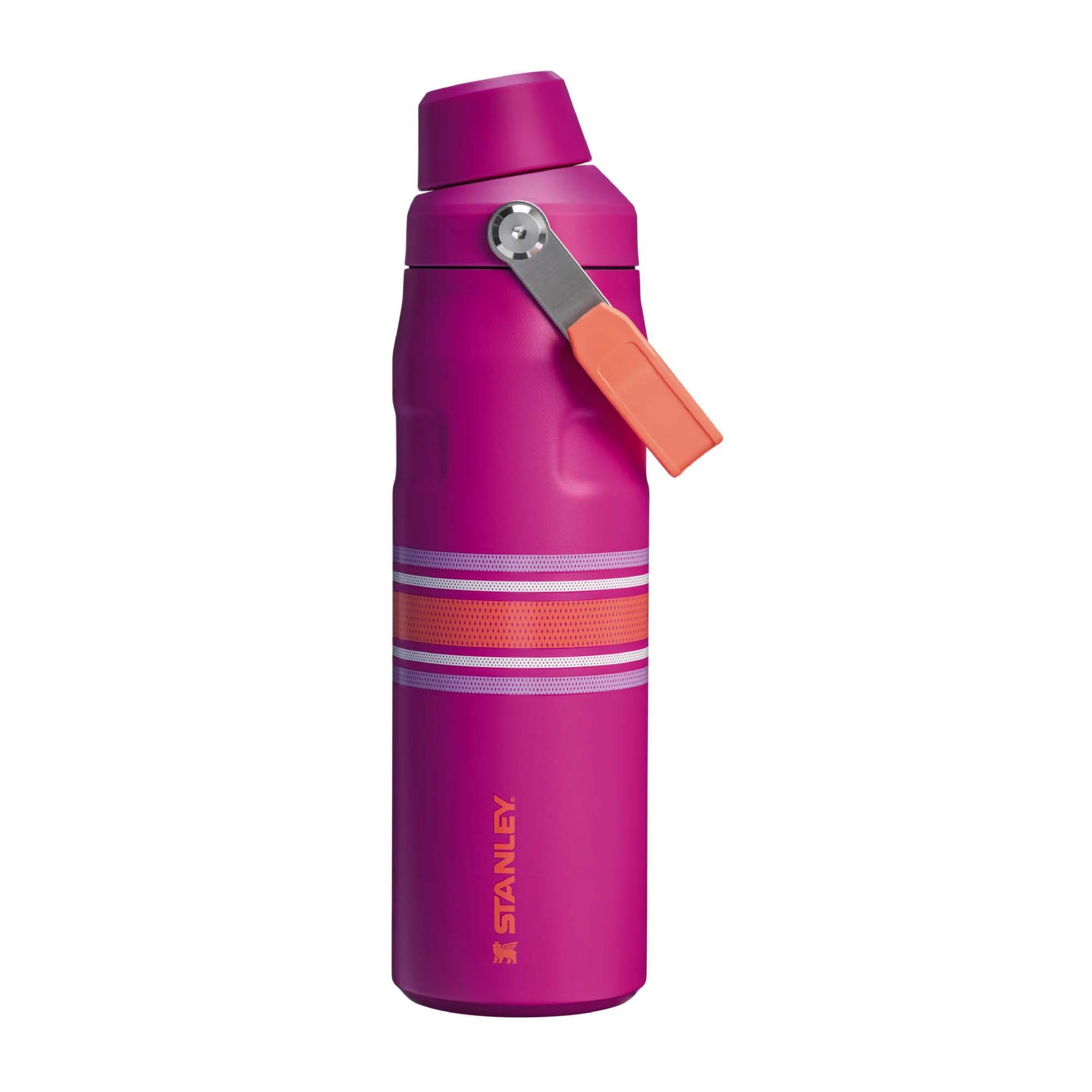 Termo Stanley Multideportes Iceflow Aerolight Fast Flow Varsity 24 Oz Fuchsia Mesh