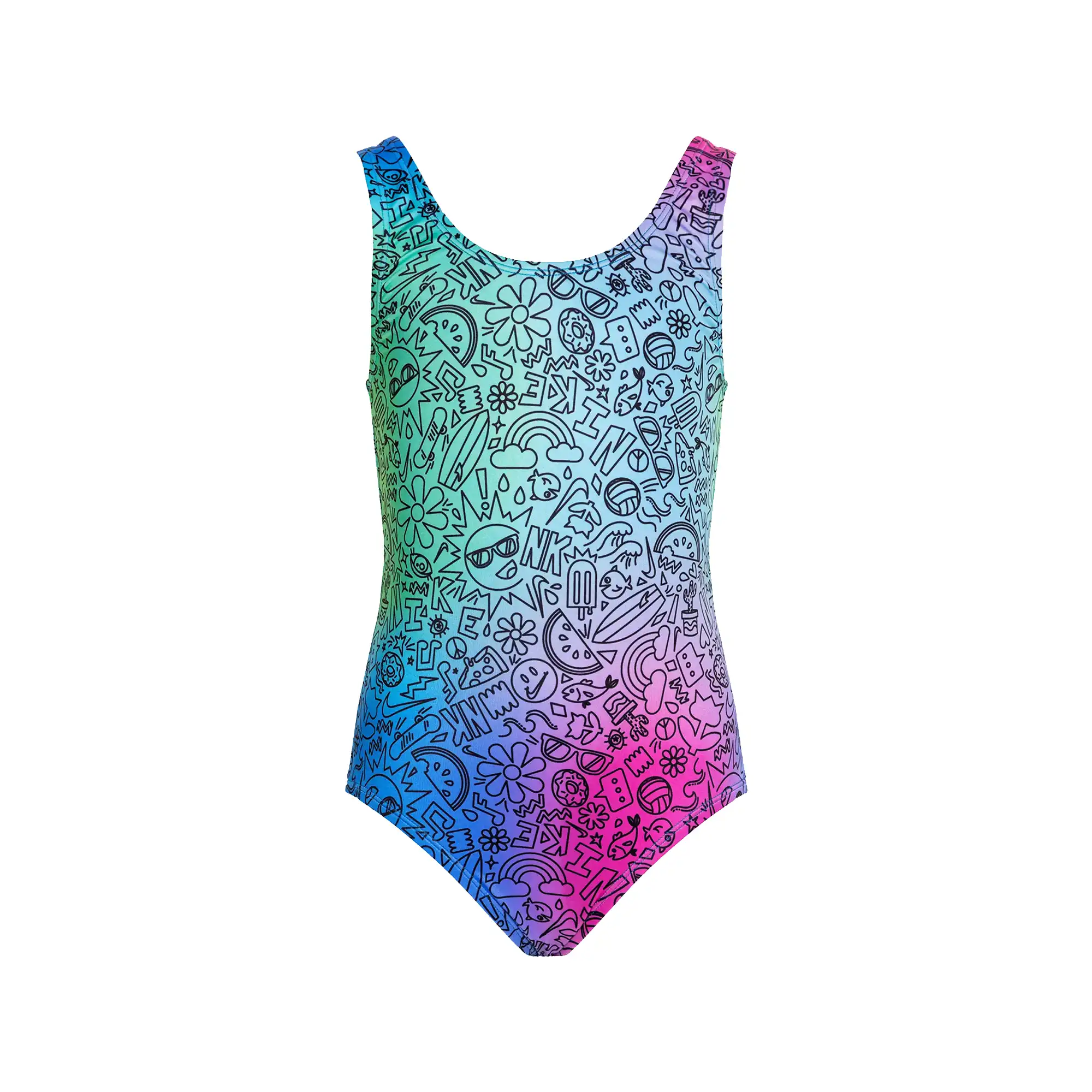 Traje de Baño Nike Swim Playa Doodle Niña NESSE742-969