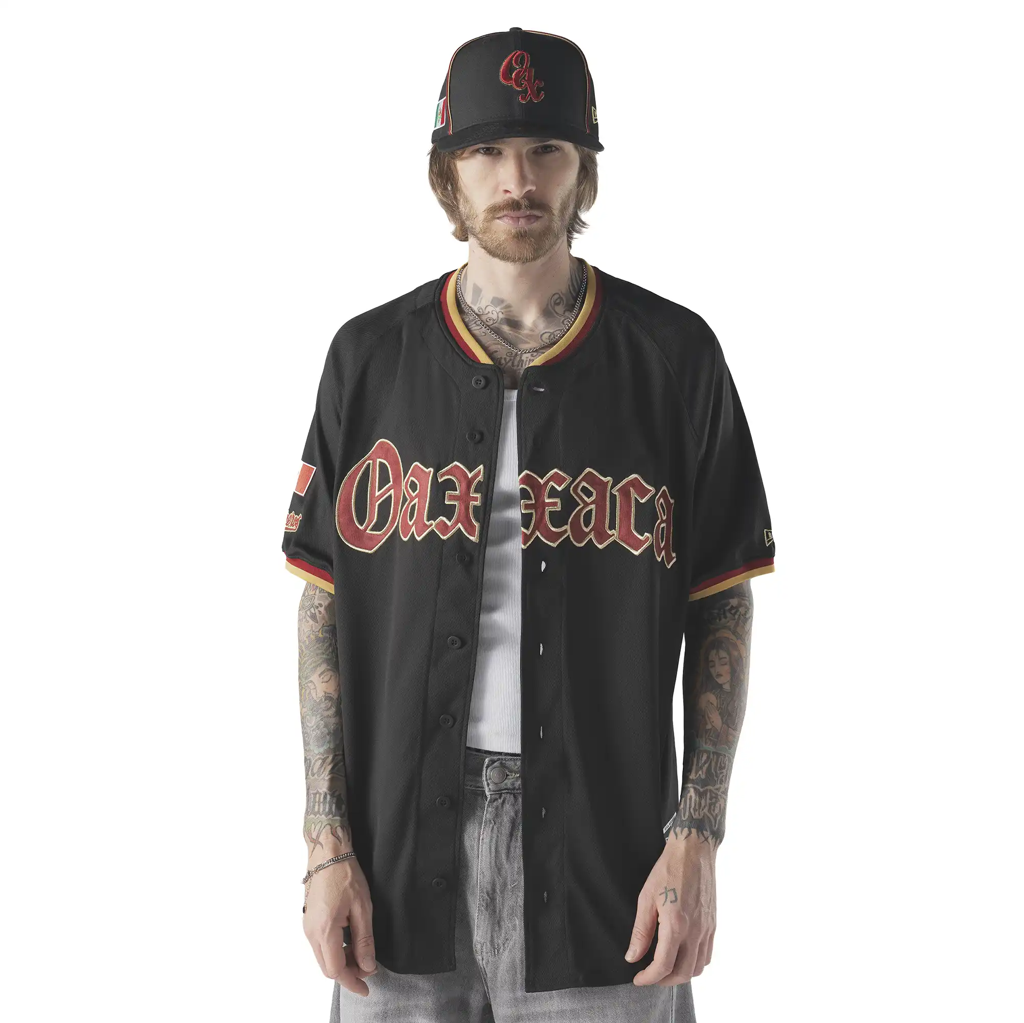 Jersey New Era LMB Guerreros de Oaxaca Visita 2026 Hombre 60945257