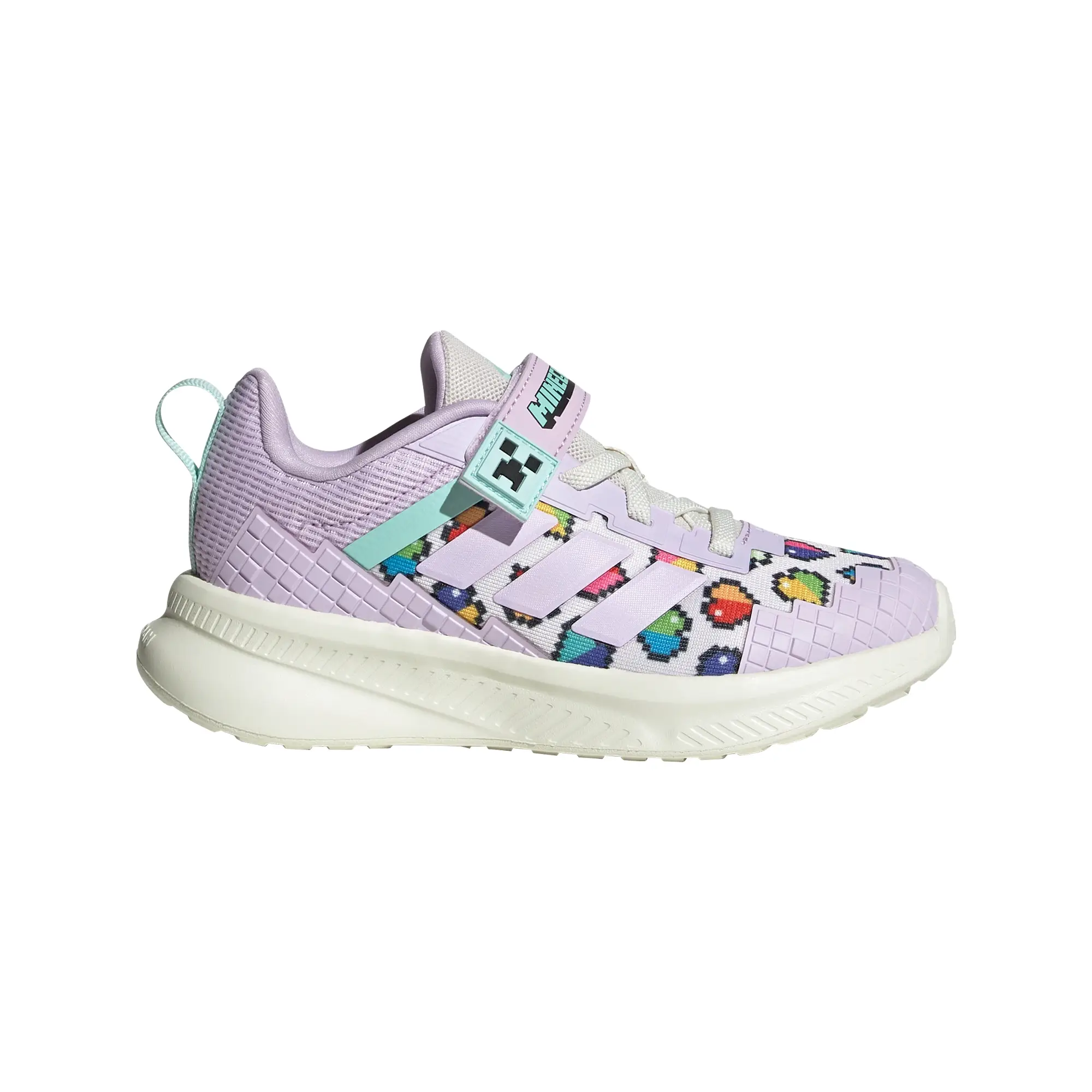 Tenis adidas Casual x Minecraft Fortarun 4.0 Niña JR1950