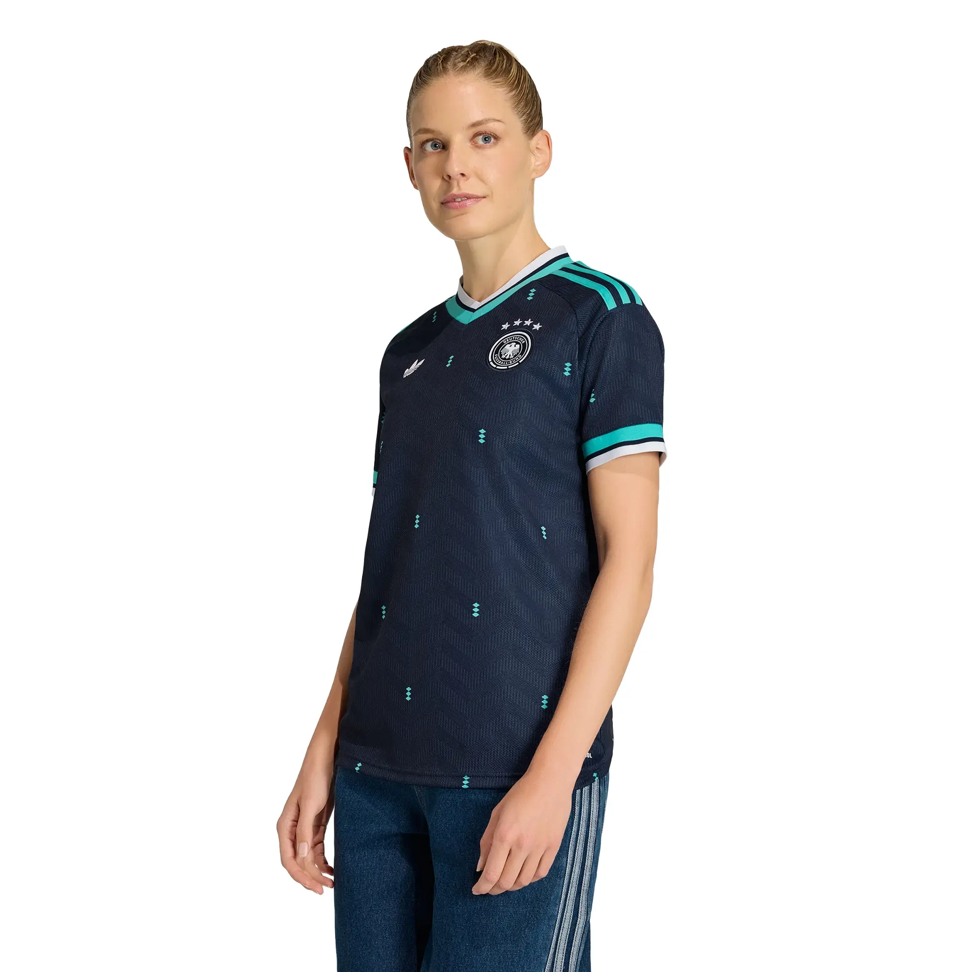 Jersey Deportivo Visitante Alemania 2026 adidas Futbol Mujer JZ4568
