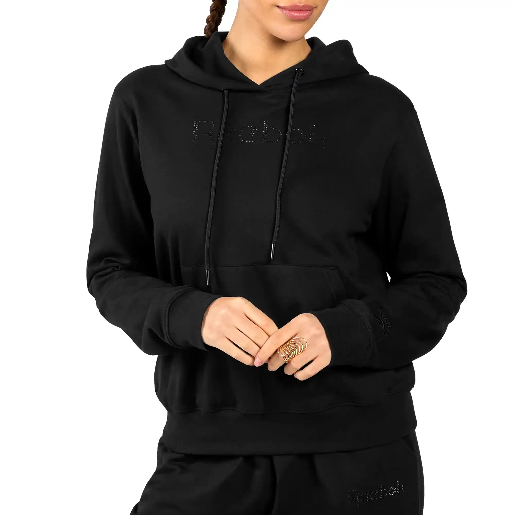 Sudadera Reebok Casual Studded Logo Mujer 100253949