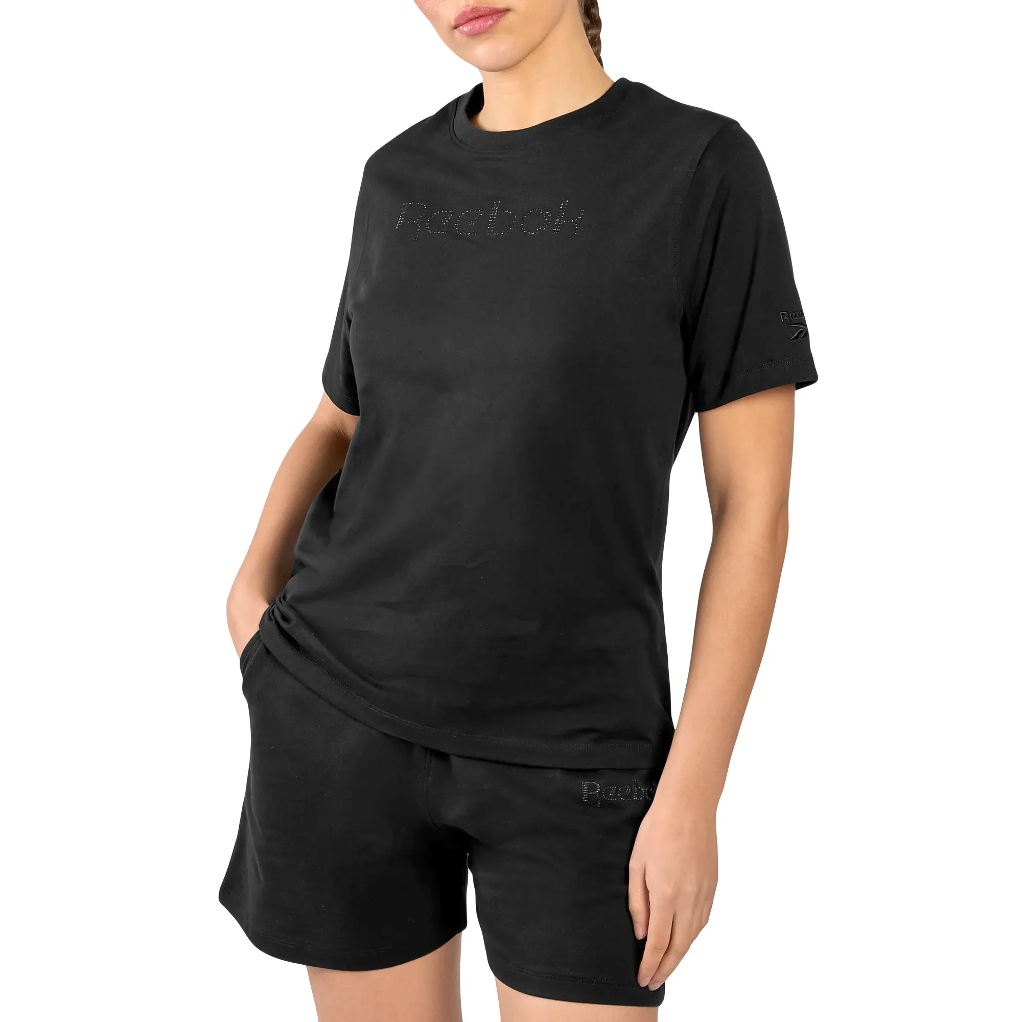 Playera Reebok Casual Studded Logo Mujer 100253952