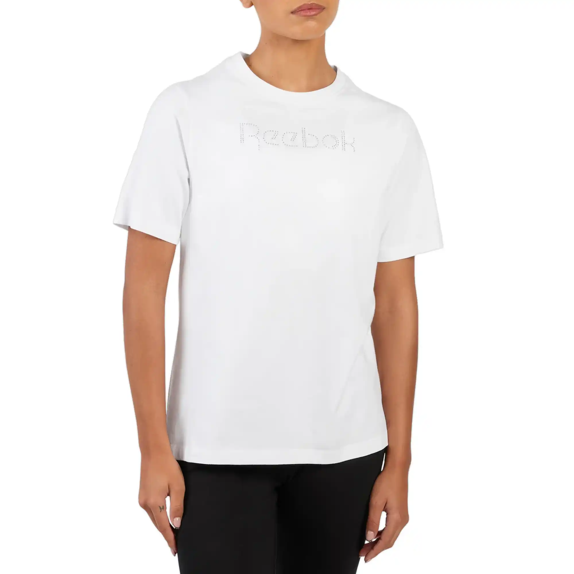 Playera Reebok Casual Studded Logo Mujer 100253950