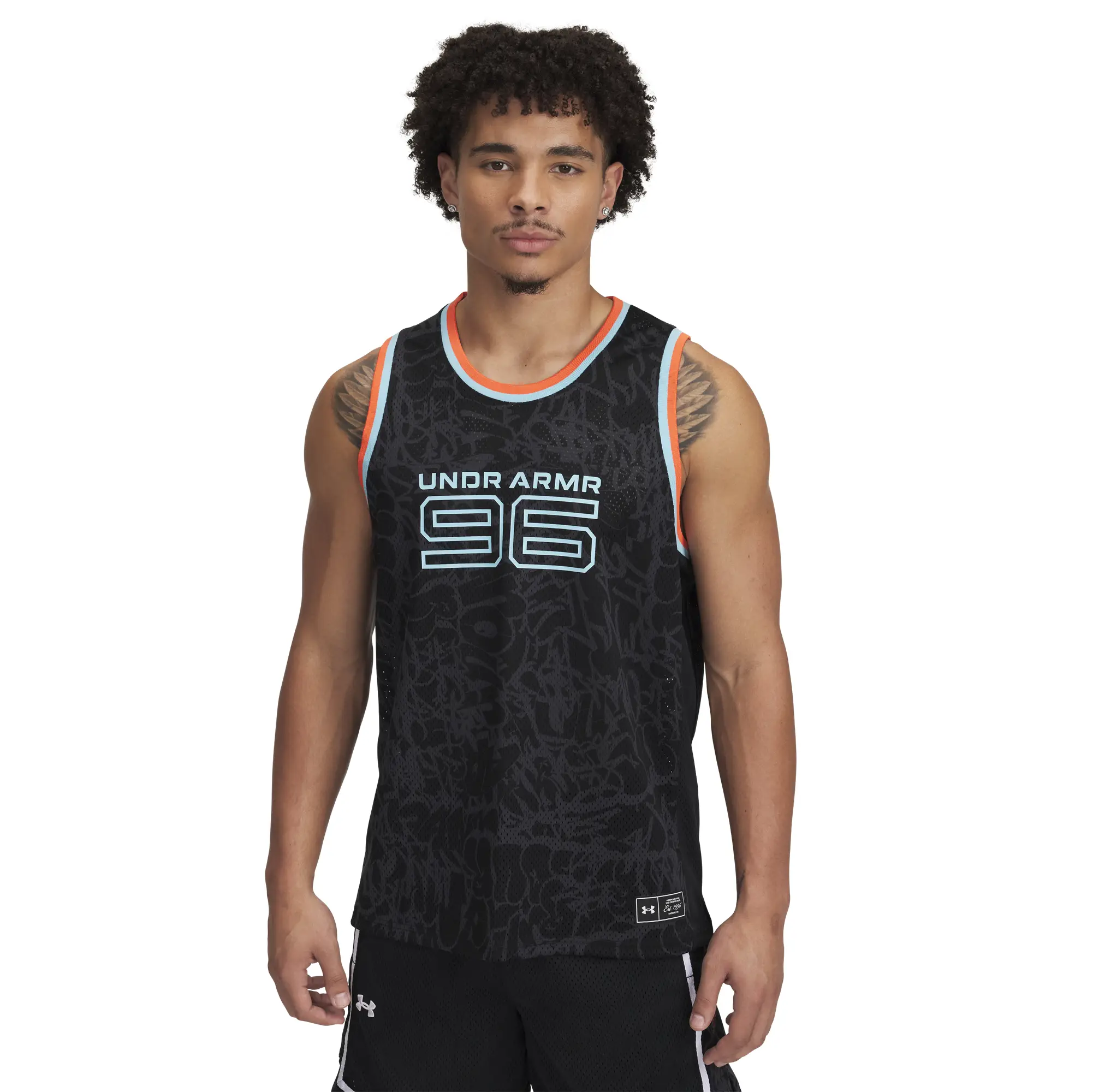 Tank Under Armour Basquetbol Zone Pro Mesh Printed Hombre 6000369-001